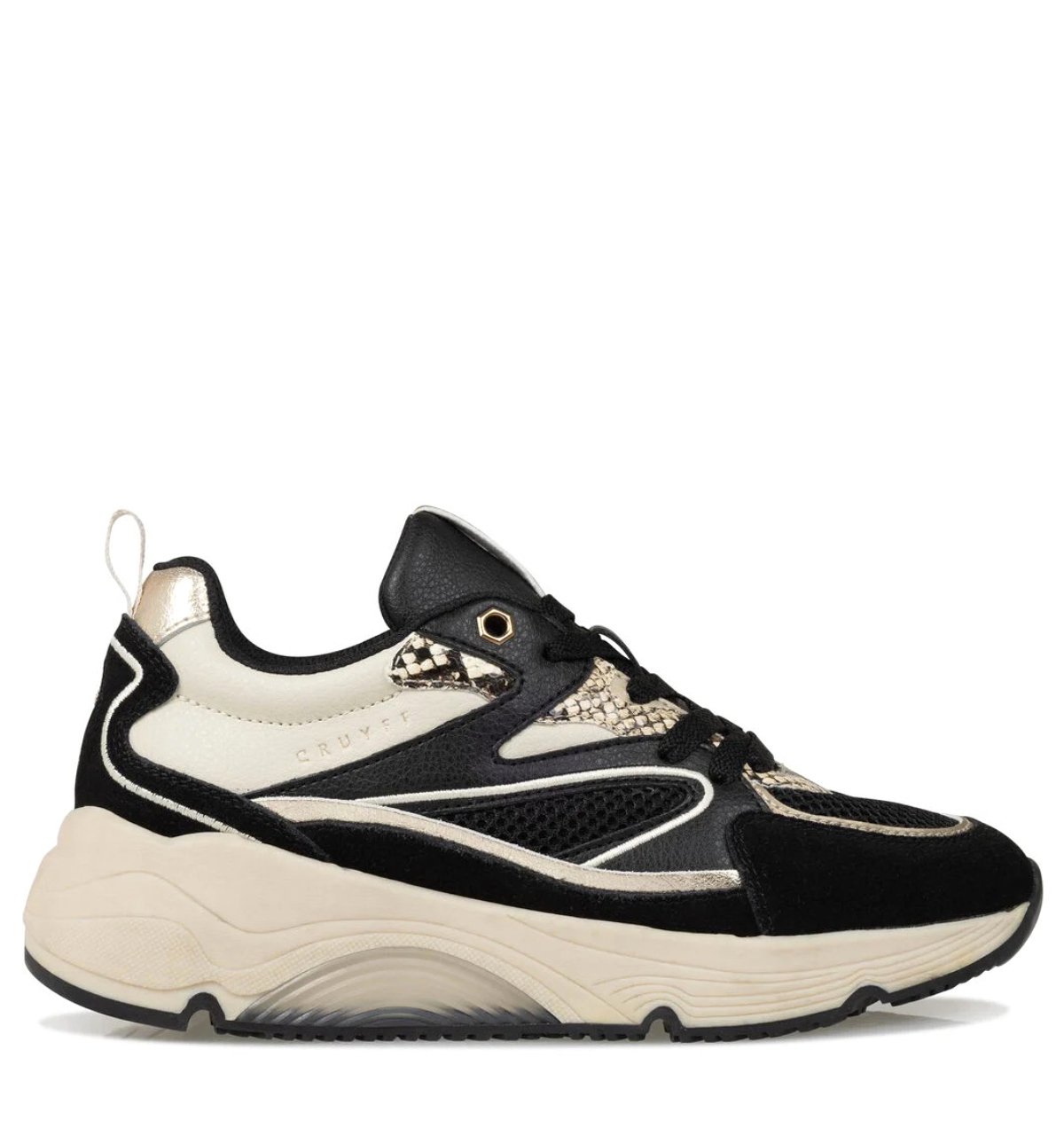 Cruyff Madina sneakers dames zwart Leer Dames