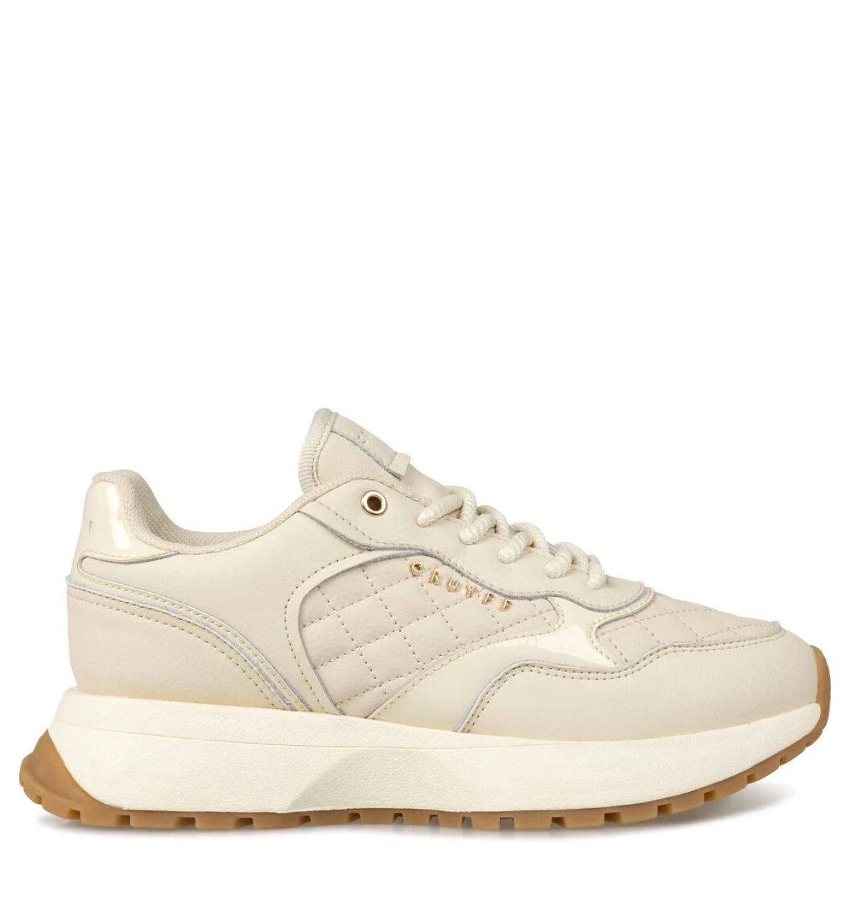 Cruyff Charlotte Runner sneakers beige Leer Dames