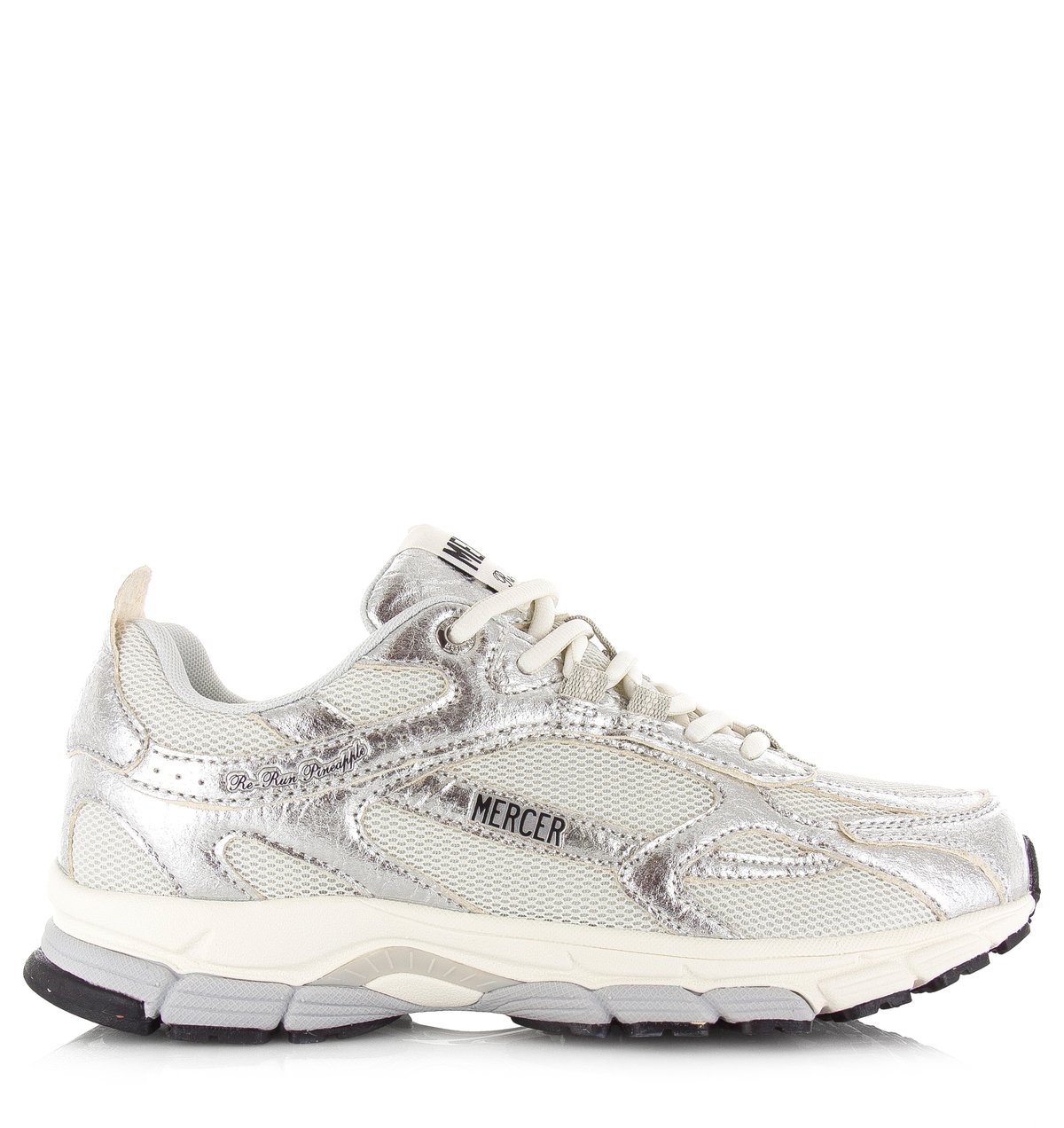 Mercer The Re Run Pineapple 2.0 zilver Mesh Dames