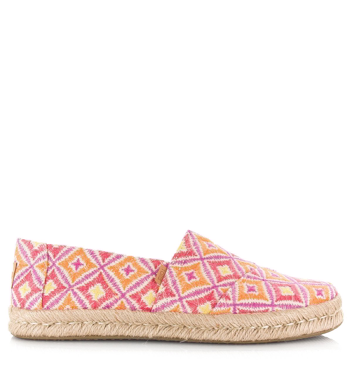 Toms Alpargata Rope 2.0 | Geo Pink Textiel Dames