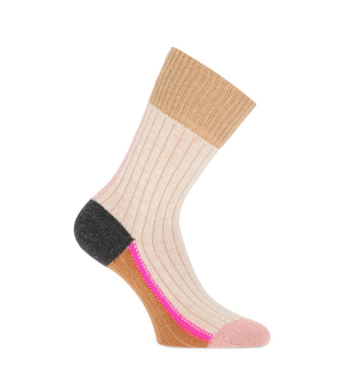 MarcMarcs Isabella sokken beige Textiel Unisex