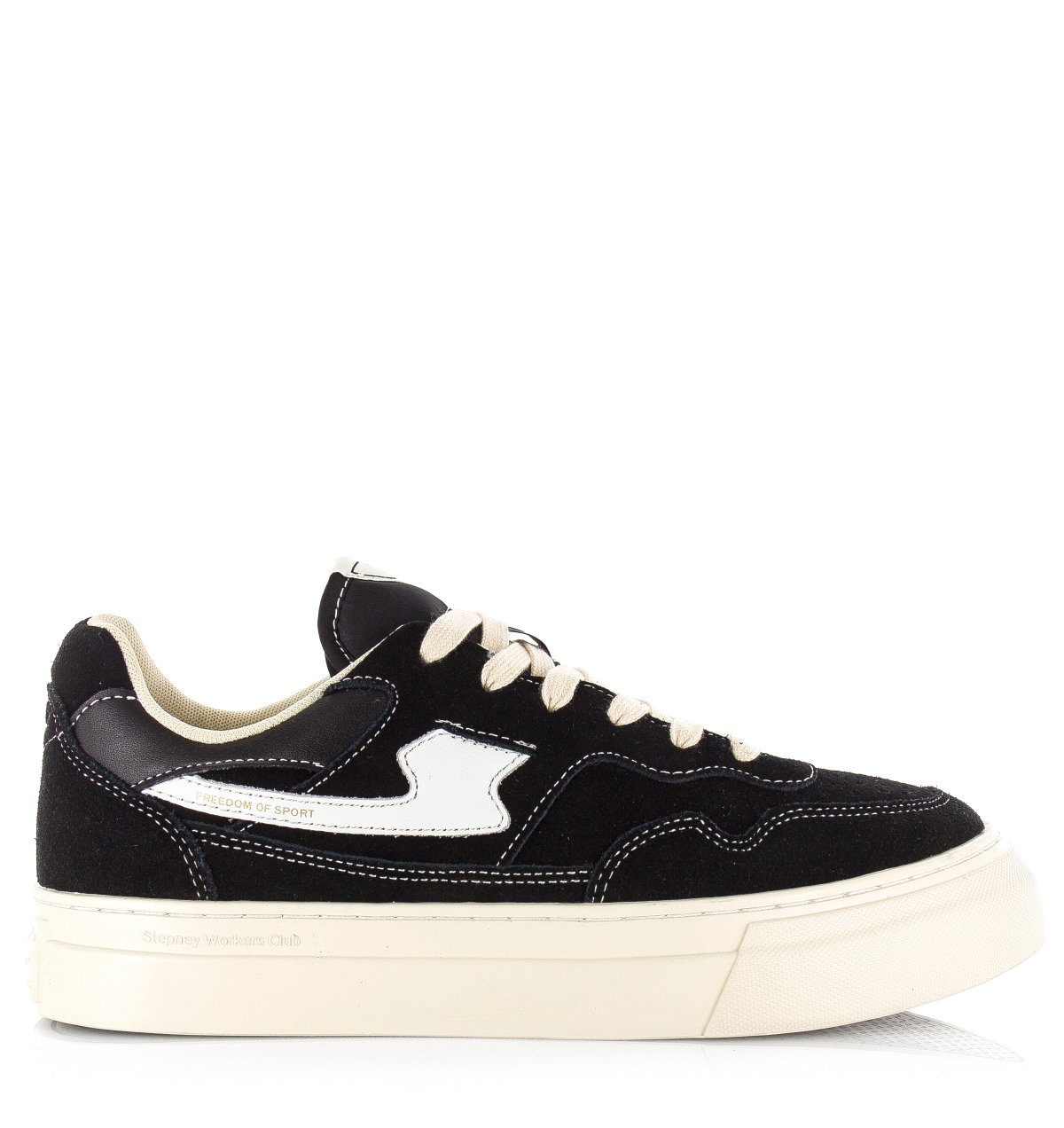 S.W.C Pearl S Strike Suede zwart Suede Unisex
