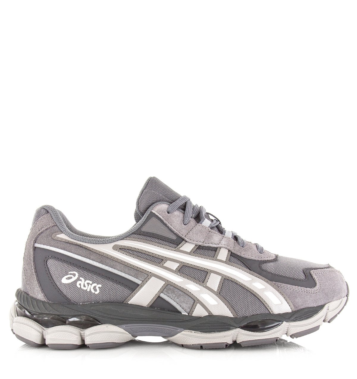 ASICS GEL NYC 2055 carbon cement grey Leer Unisex