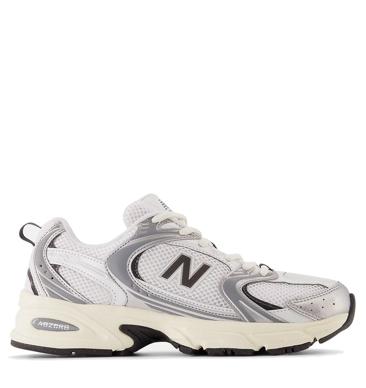 New Balance 530 silver metallic black Mesh Unisex
