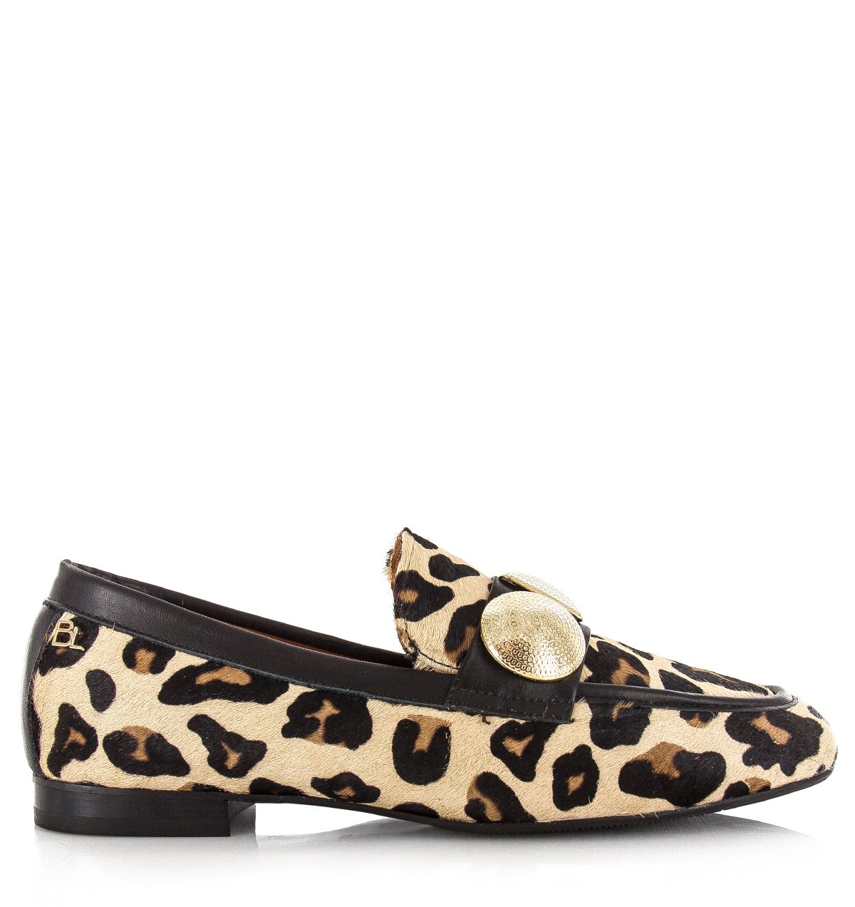 Babouche Lulu panterprint loafers Leer Dames