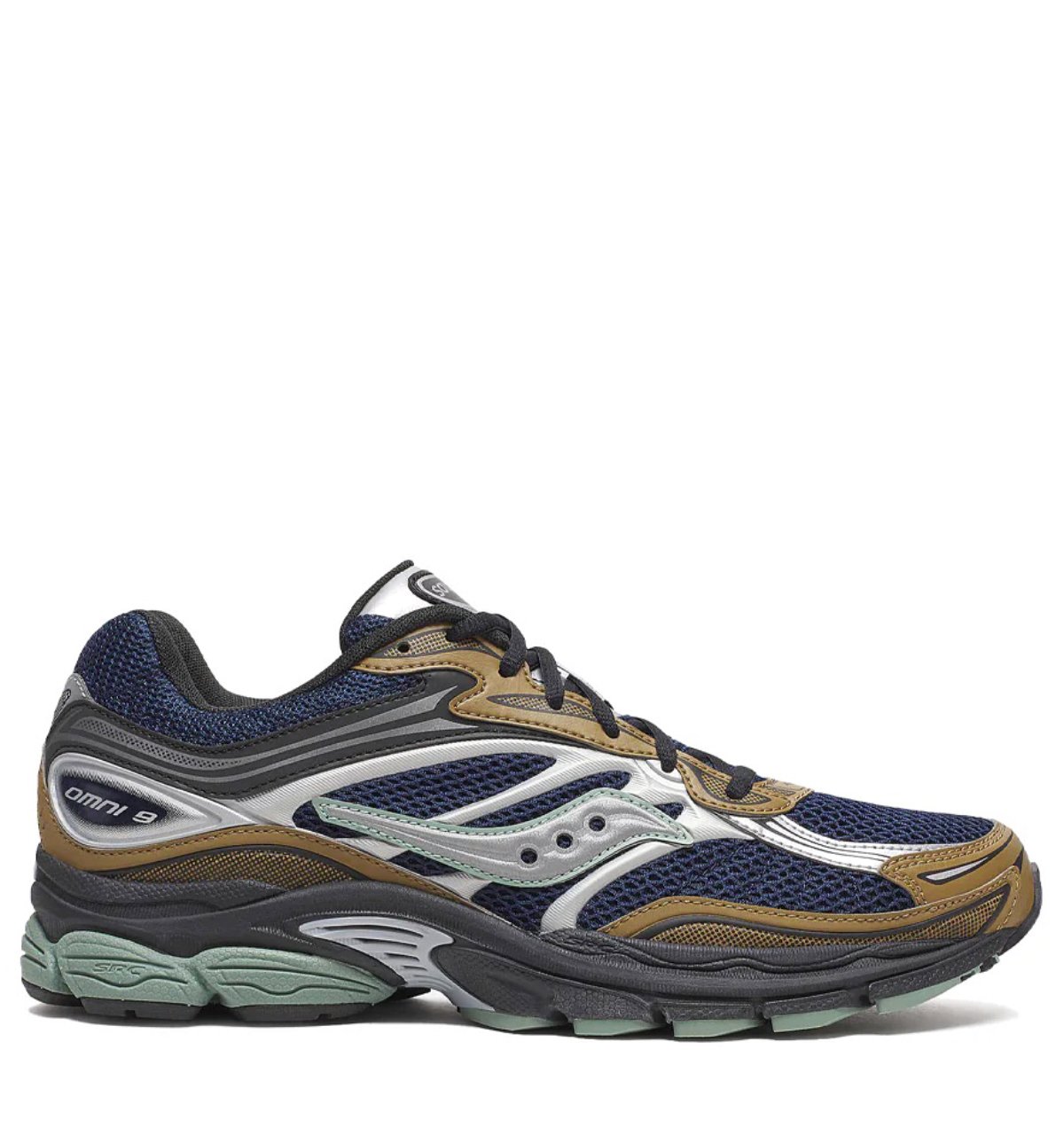 Saucony Progrid Omni 9 brown navy Mesh Unisex