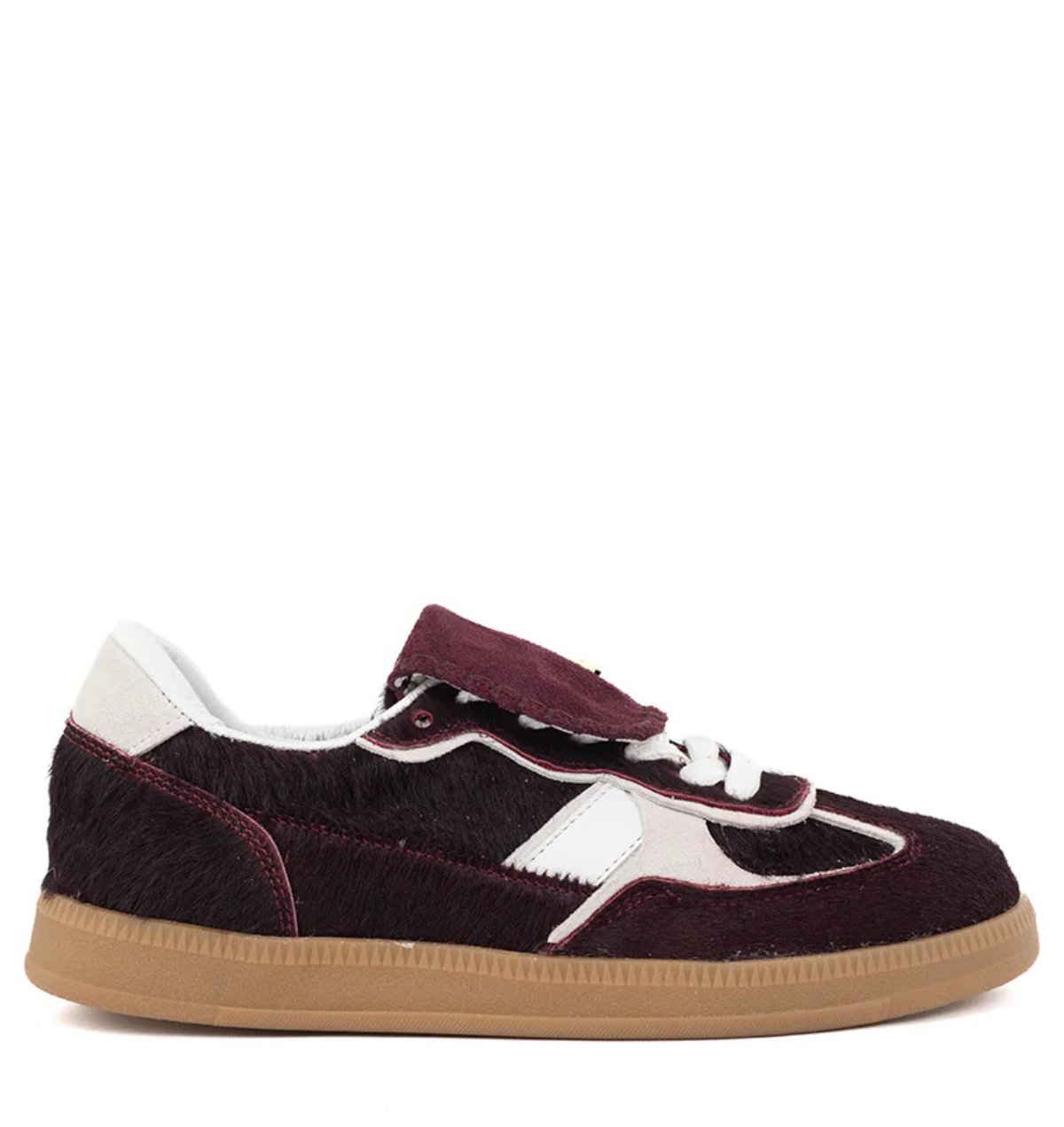Babouche Ira sneakers bordeaux wit Leer Dames