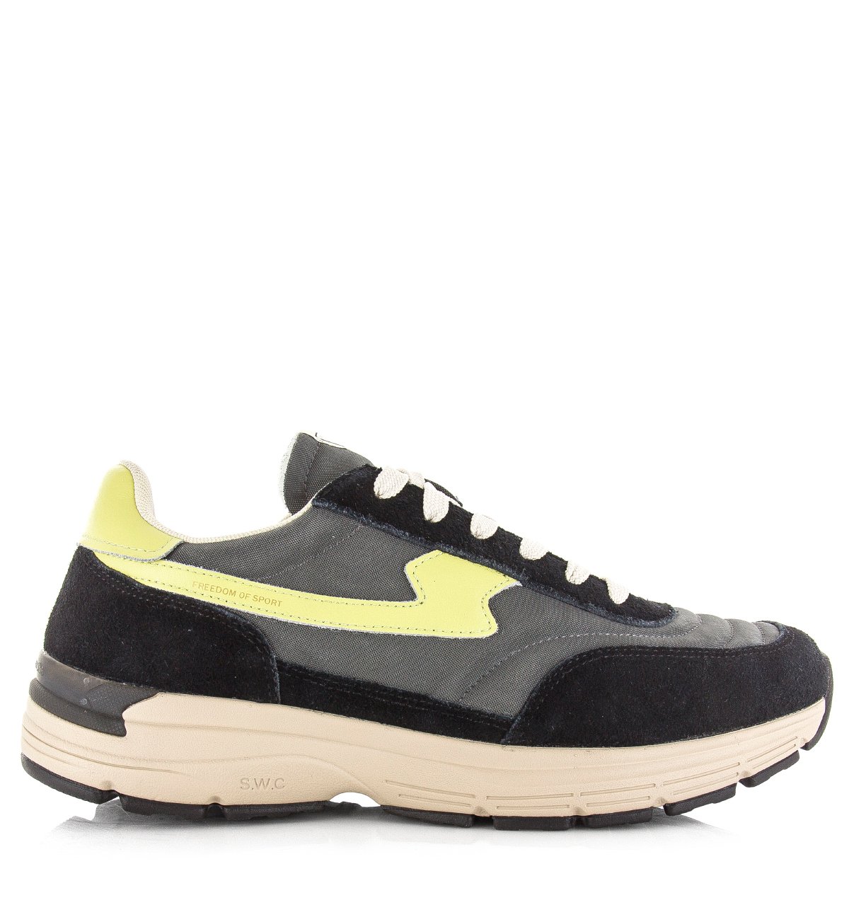 S.W.C Osiel S Strike asphalt lime Suede Unisex