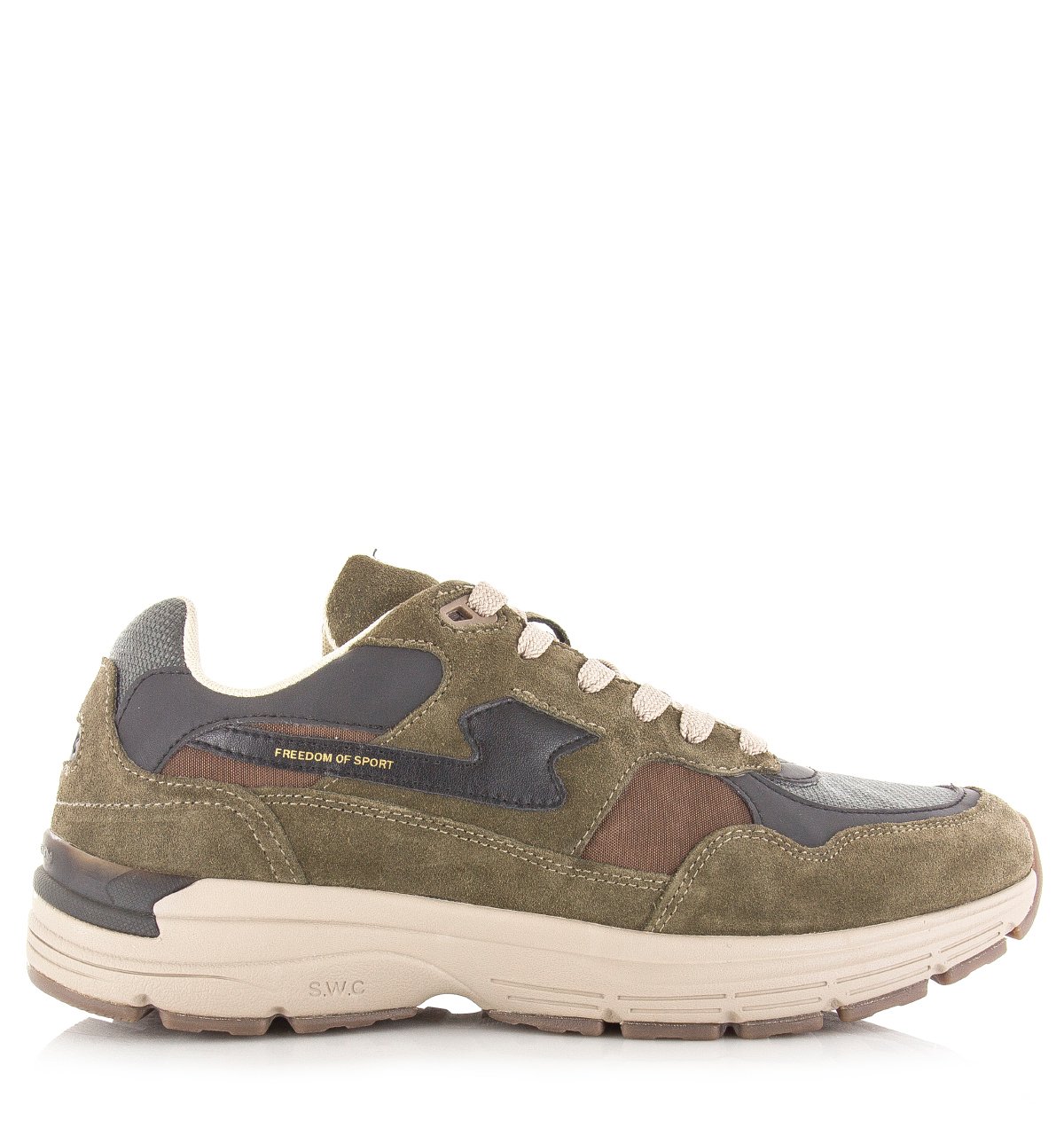 S.W.C Amiel S Strike geo merged woodland Suede Unisex