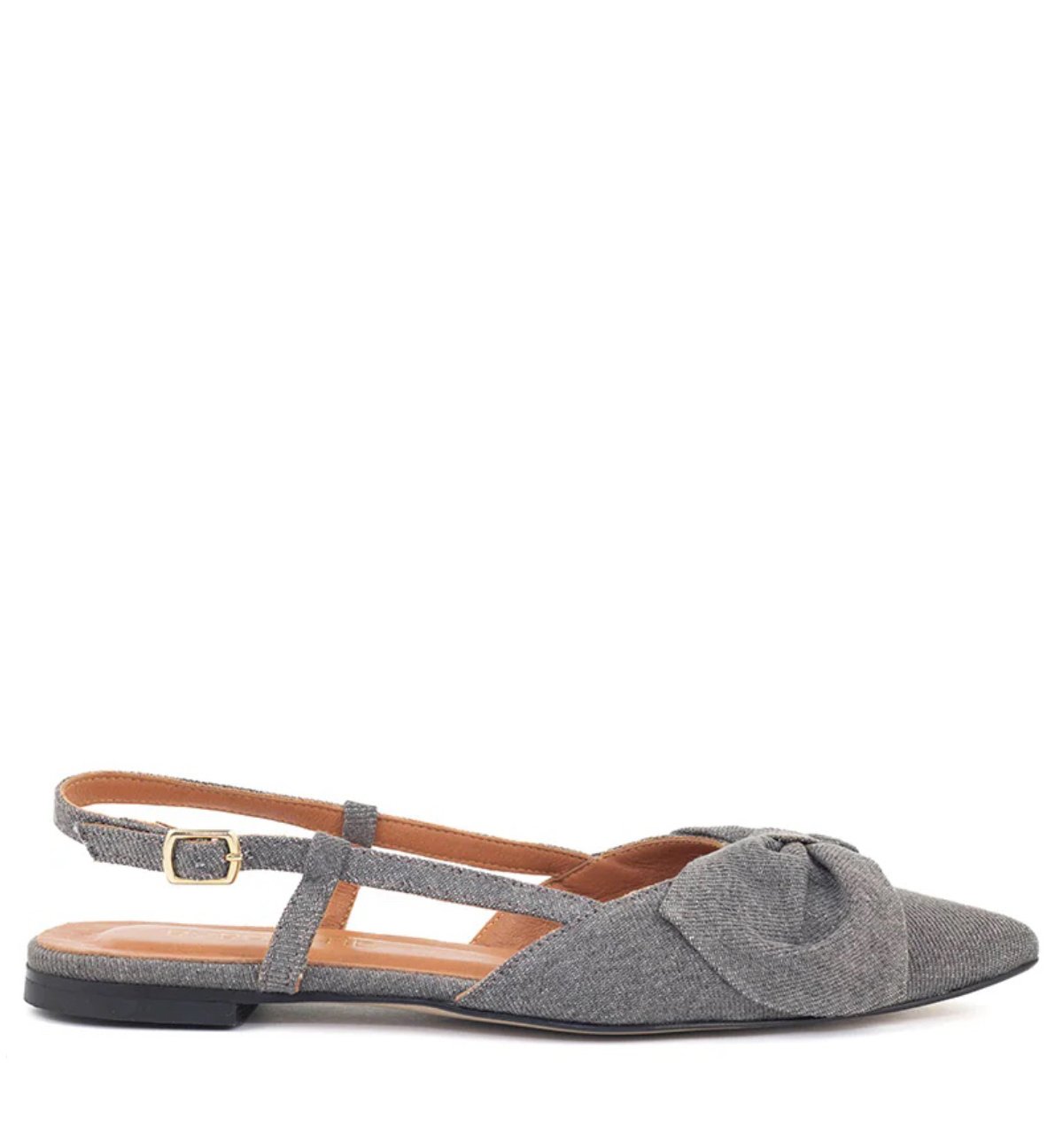 Babouche Sofie slingback sandalen grey Textiel Dames