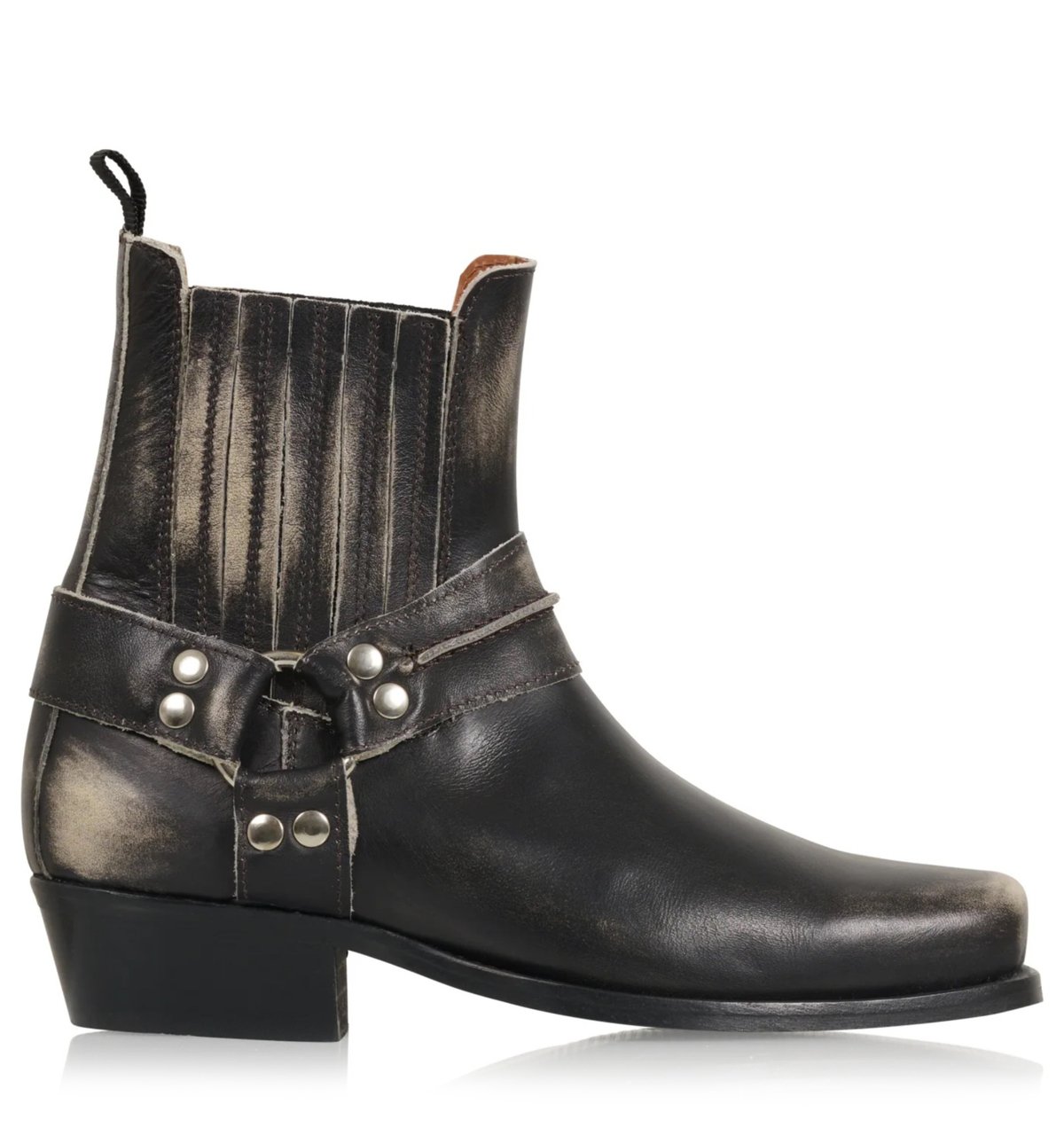 DWRS HOOK Lavado zwarte laarsjes Leer Dames