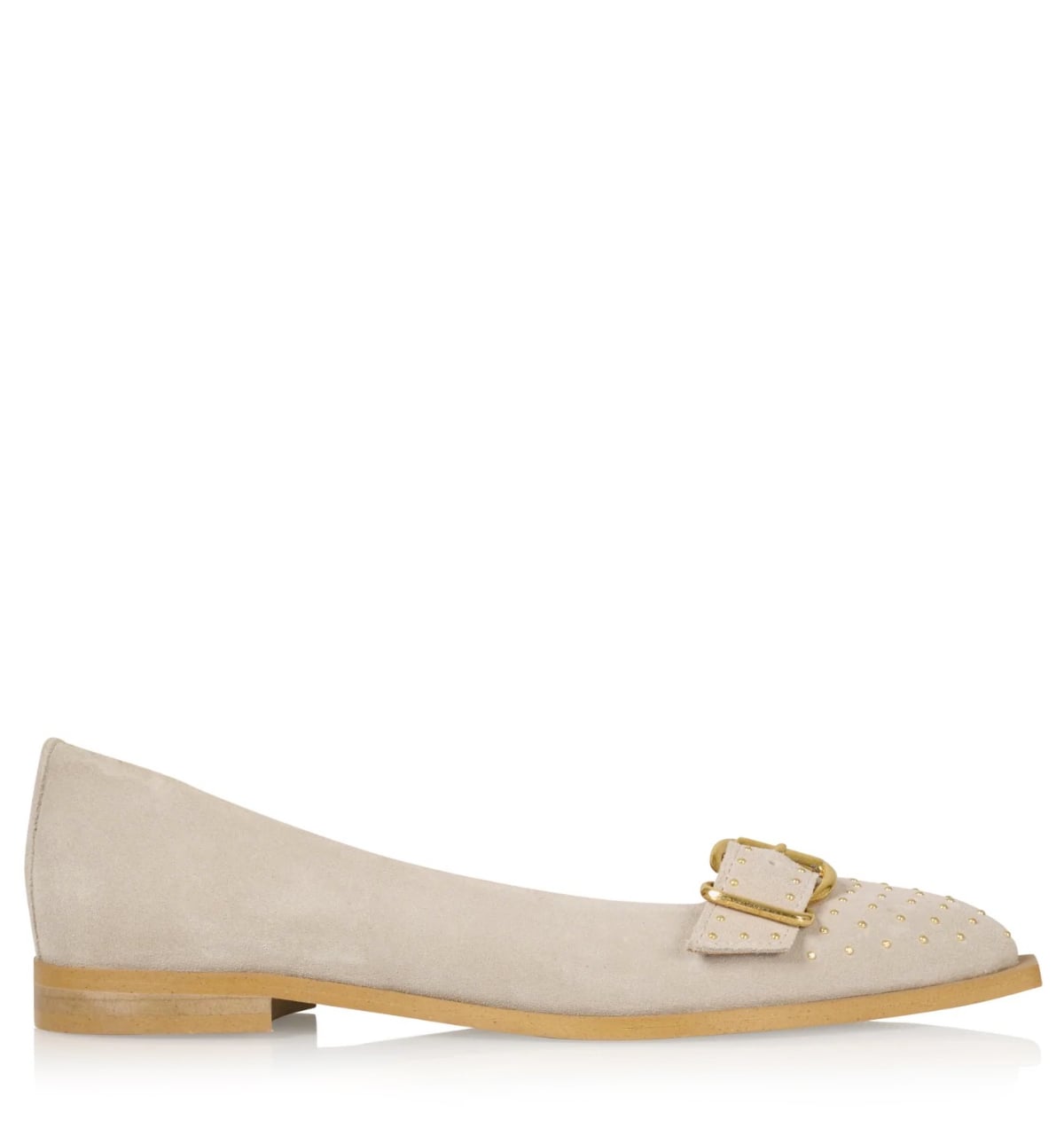 DWRS PORT VILA beige loafers dames Suede Dames