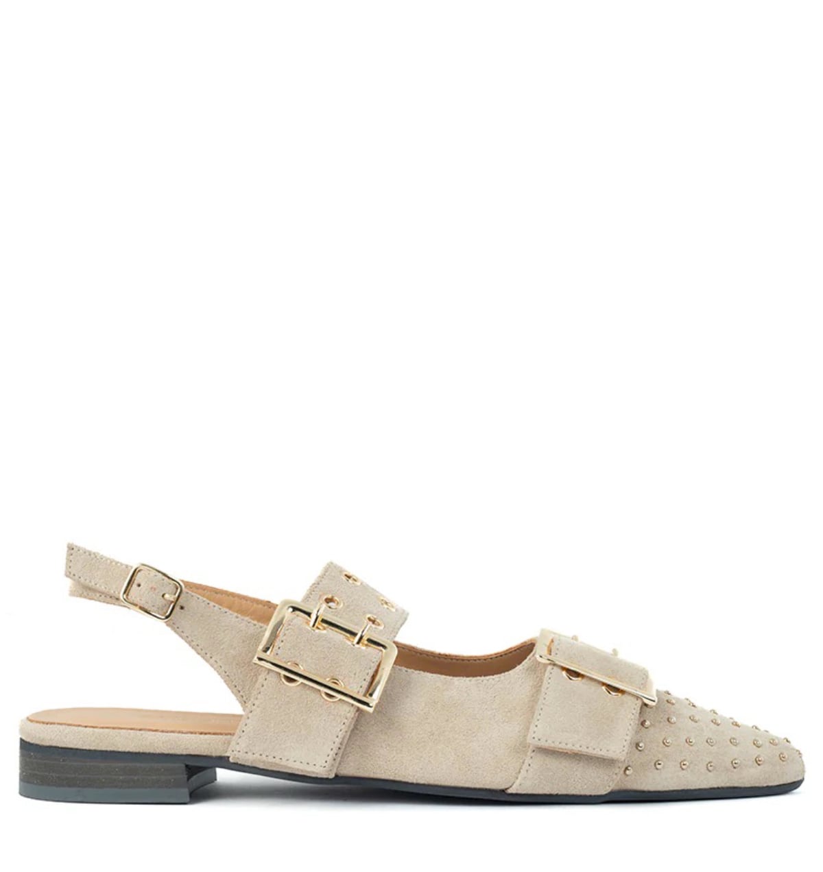Babouche SOYA beige slingbacks Suede Dames
