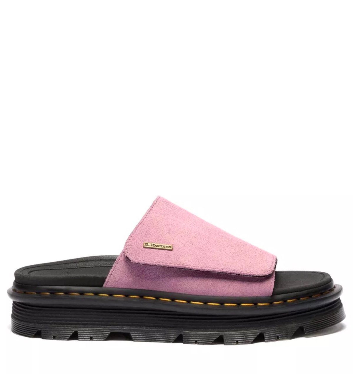 Dr. Martens Zebzag Slide dusty rose Suede Dames