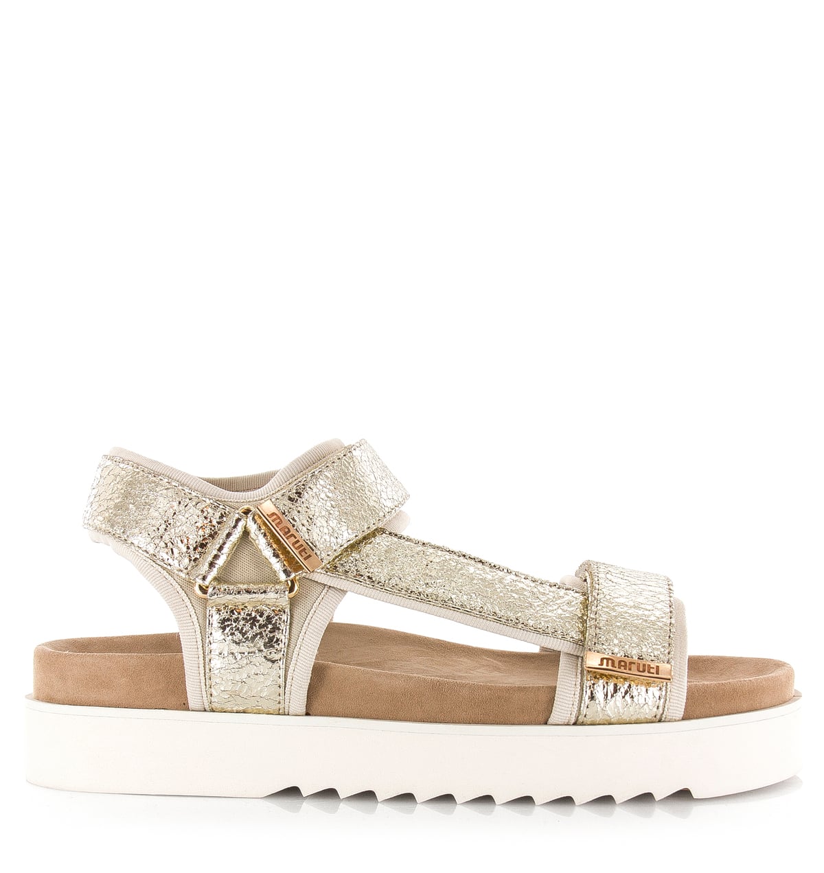 Maruti Beau leren sandalen met klitten Leer Dames
