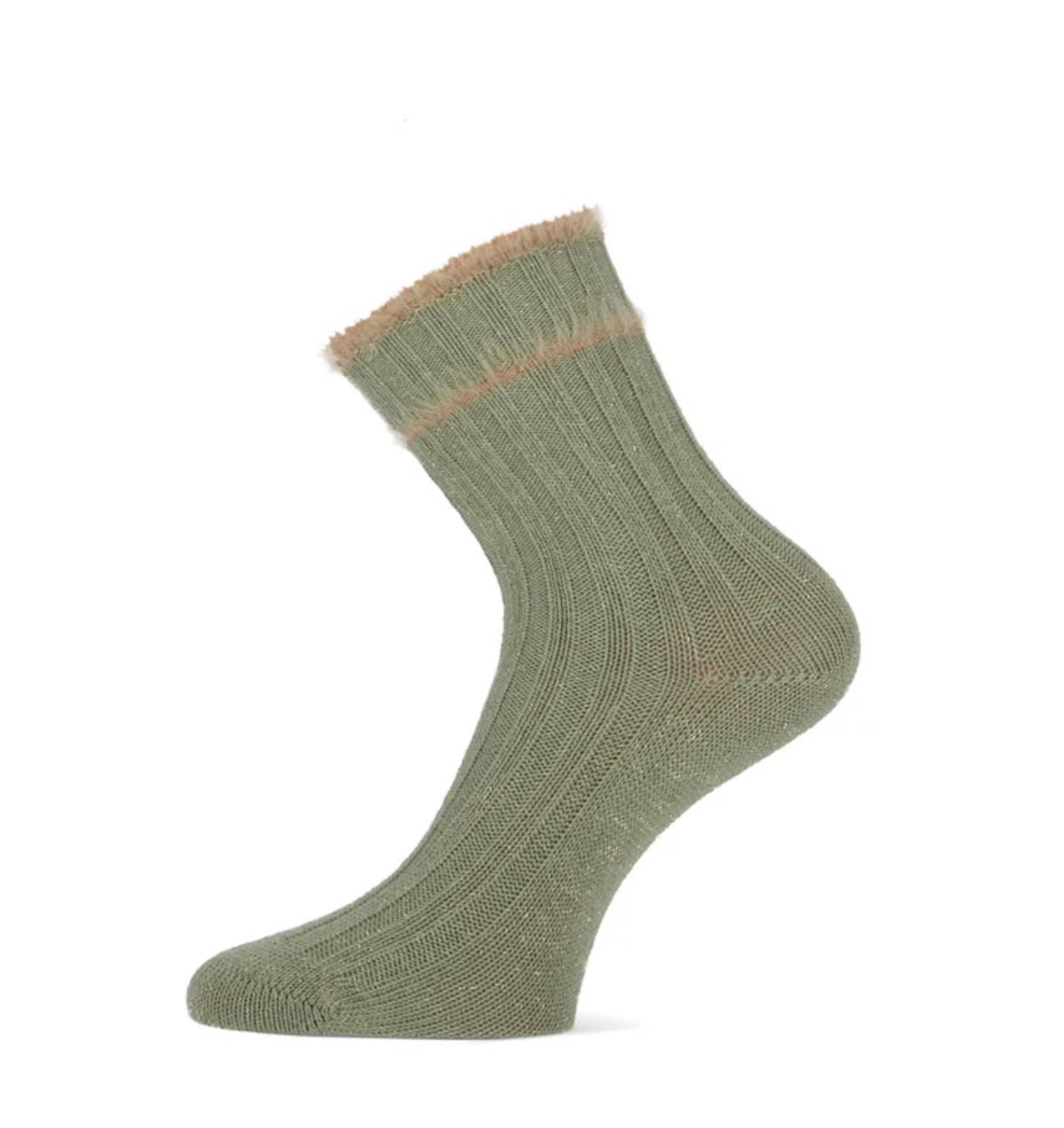 MarcMarcs Sara damessokken olive Katoen Unisex