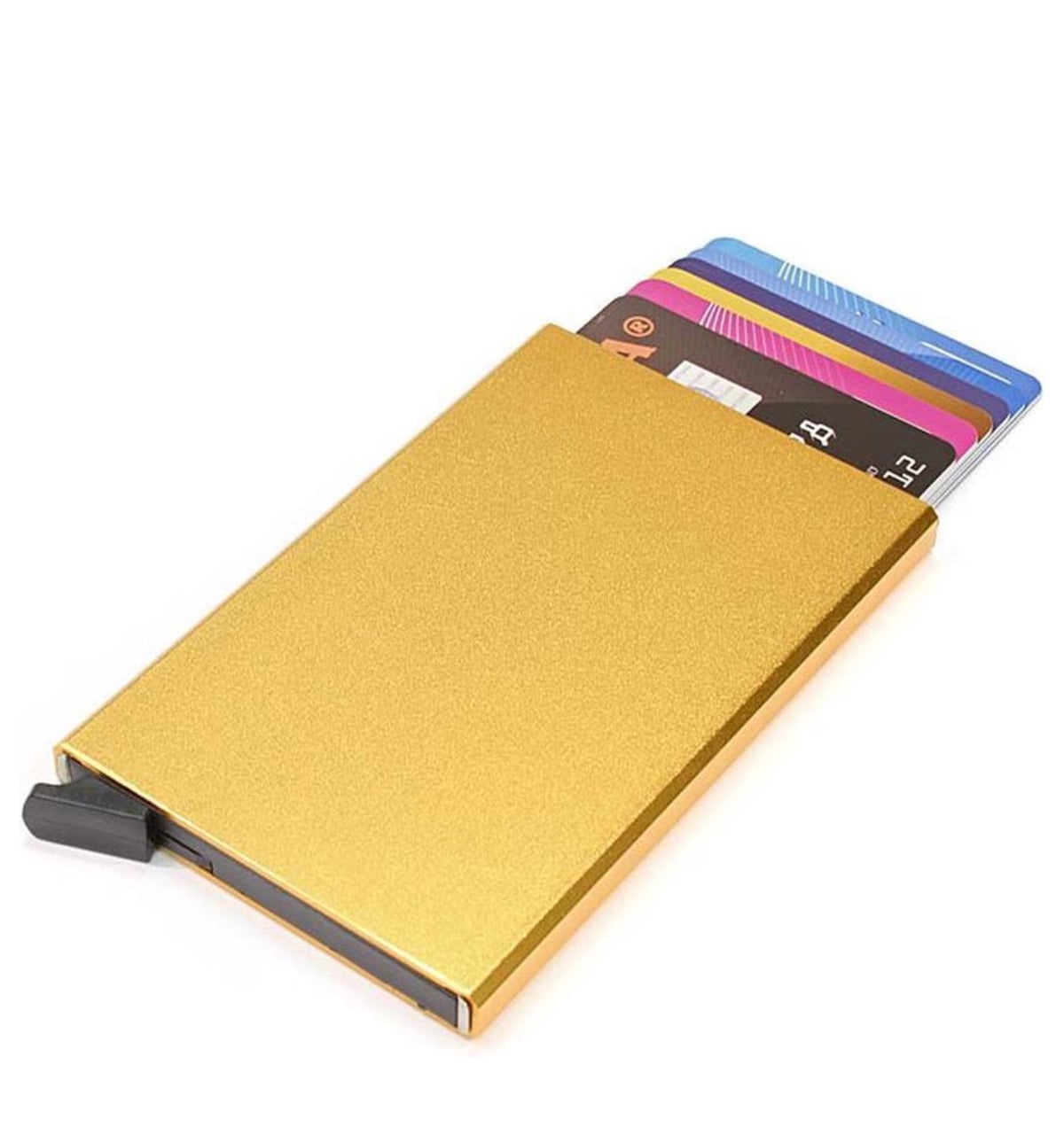 Figuretta Cardholder gold metallic Aluminium