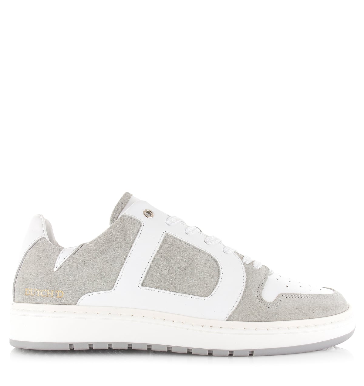 Dutch'D Rune White Grey Suede Heren