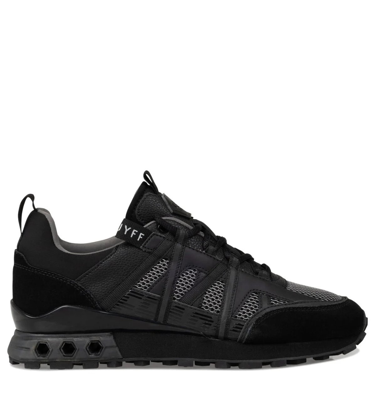 Cruyff Fearia Futura sneakers zwart Leer Heren