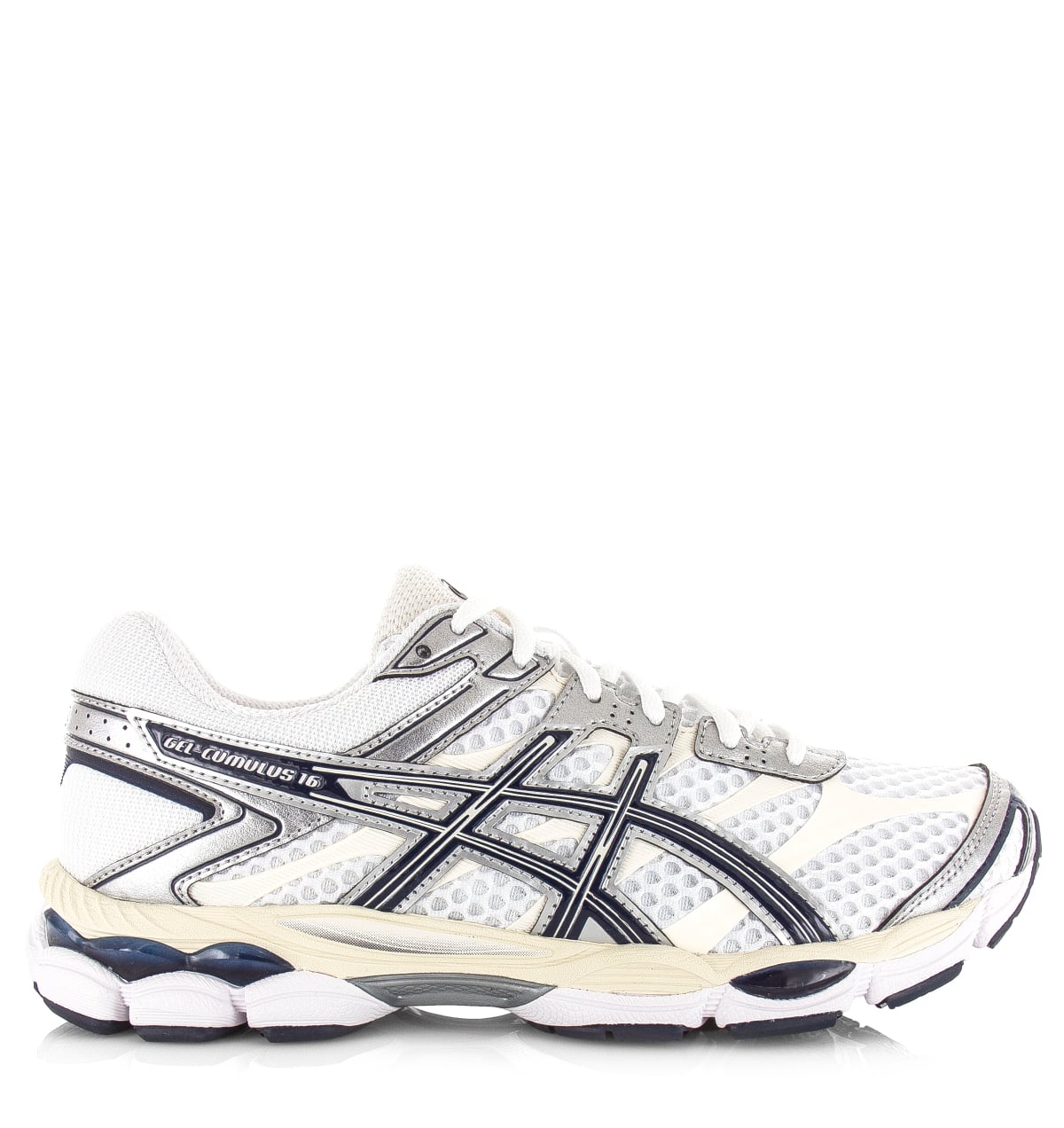 ASICS GEL Cumulus 16 white midnight Mesh Unisex