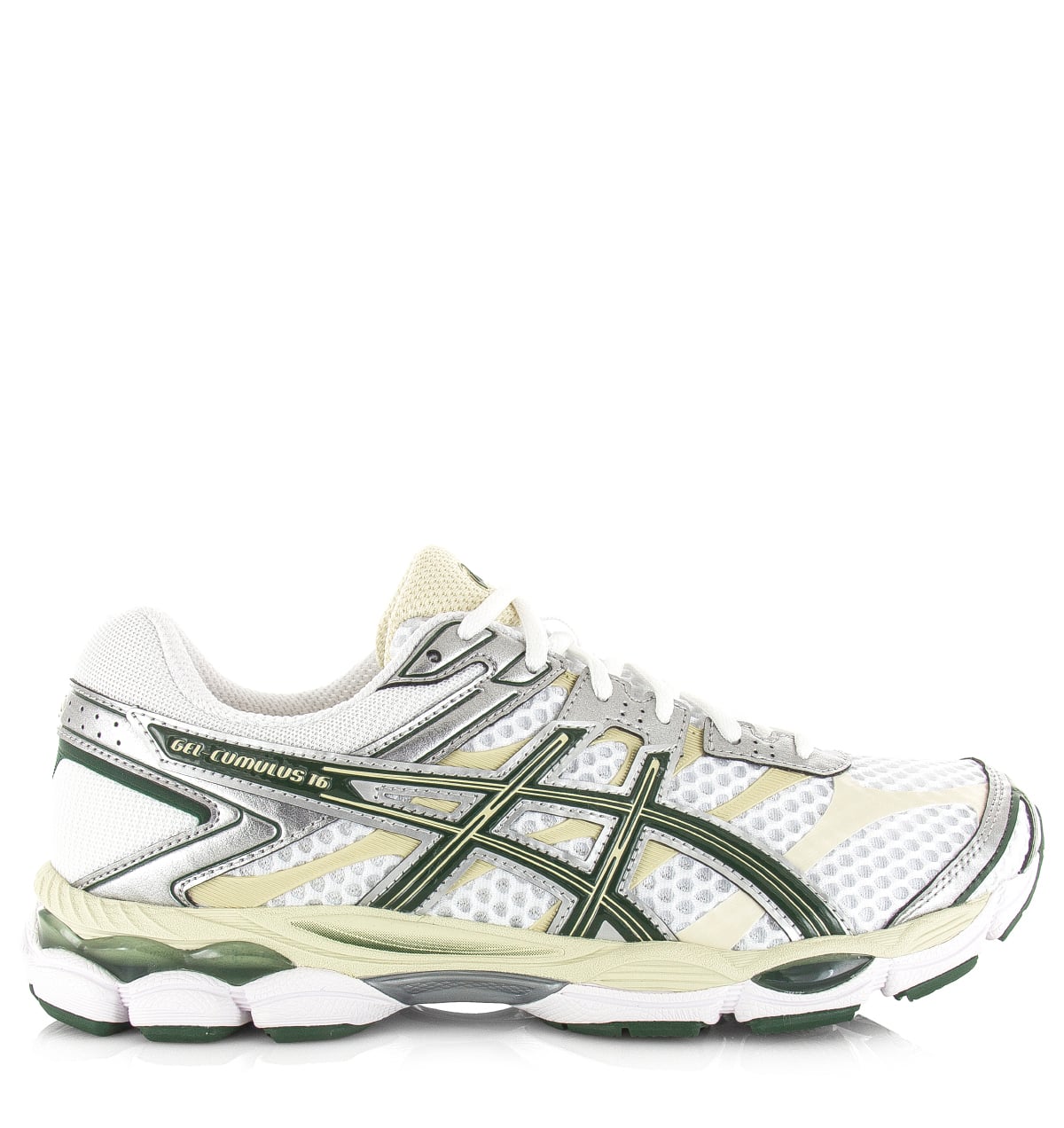 ASICS GEL Cumulus 16 white forest night Mesh Unisex