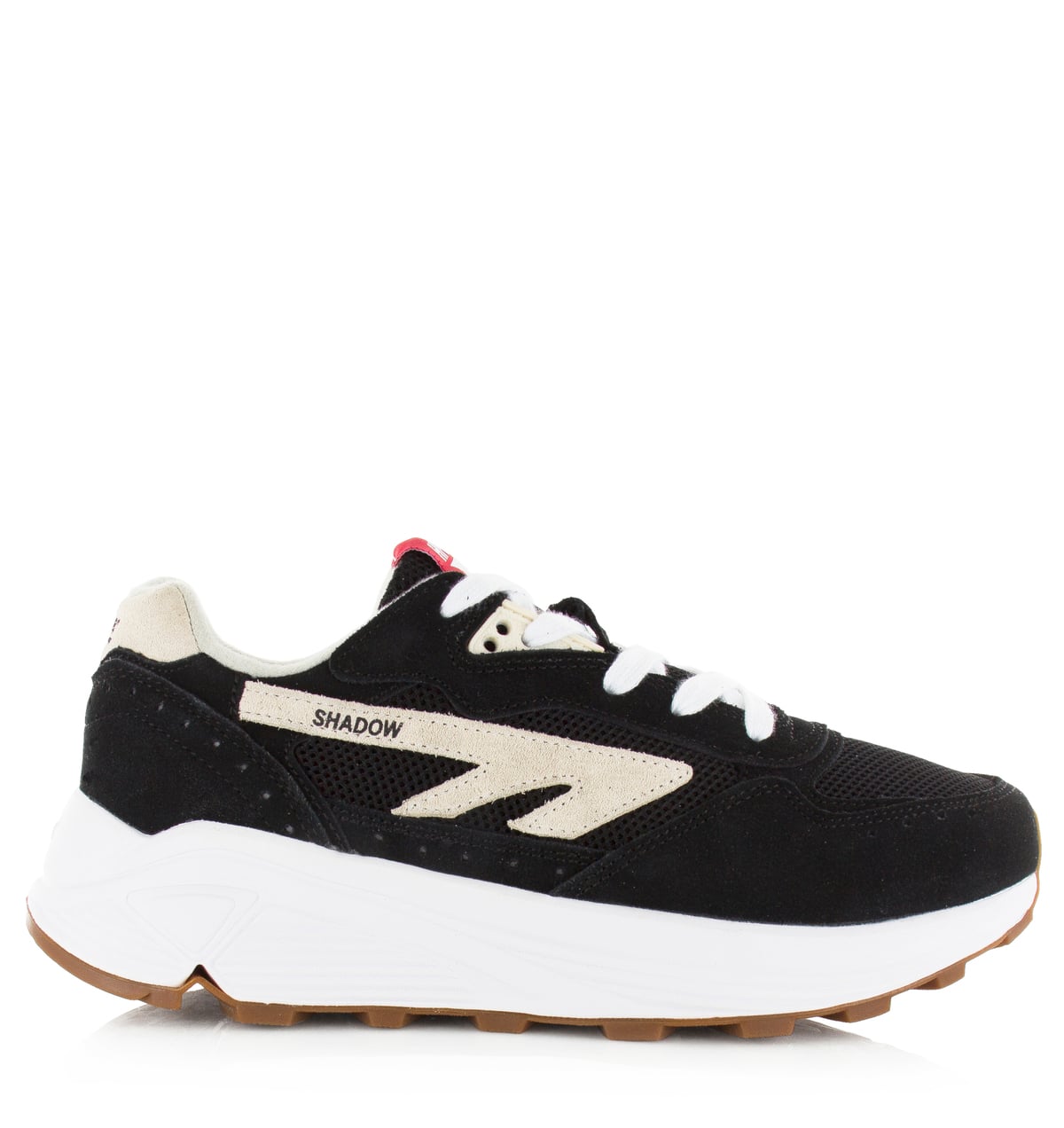 Hi Tec Shadow Black Whit Red Suede Unisex