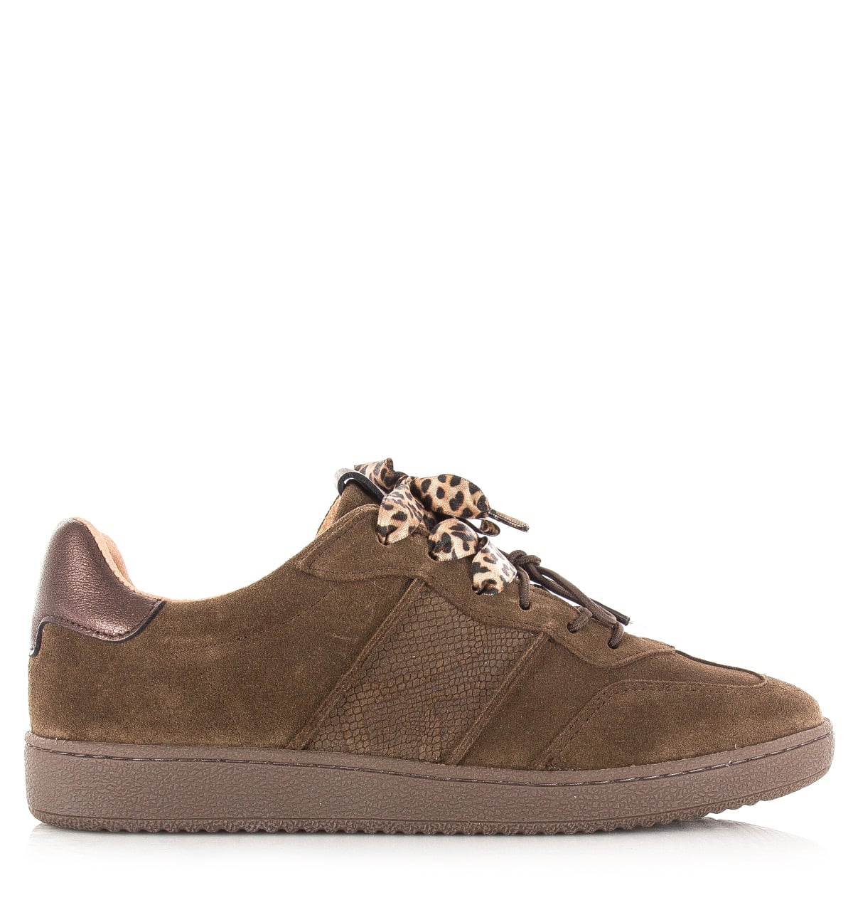 DWRS LABEL DWRS POONA sneakers dark brown Suede Dames – Bruin