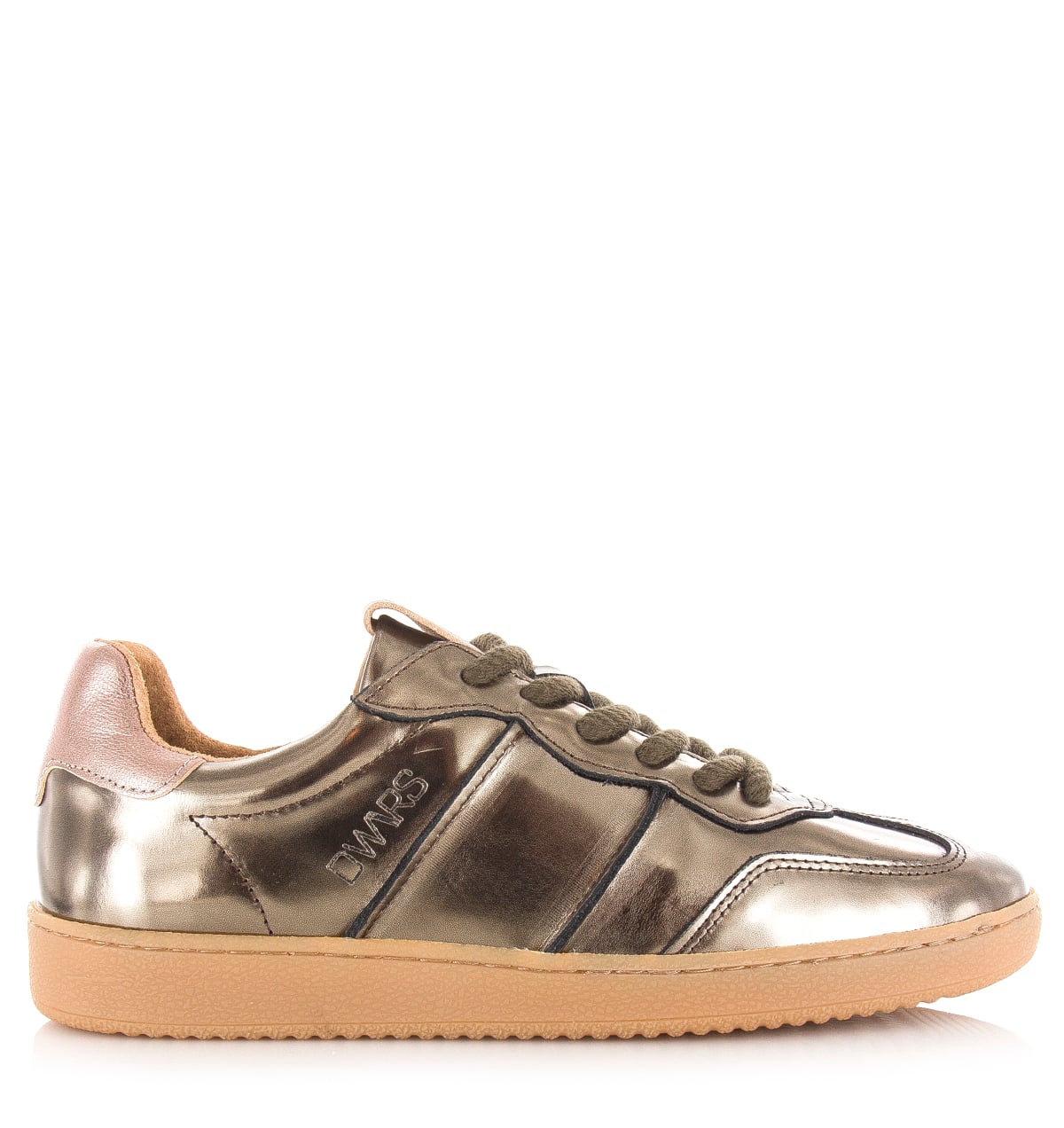 DWRS label POONA taupe cipra metallic Leer Dames afbeelding 1