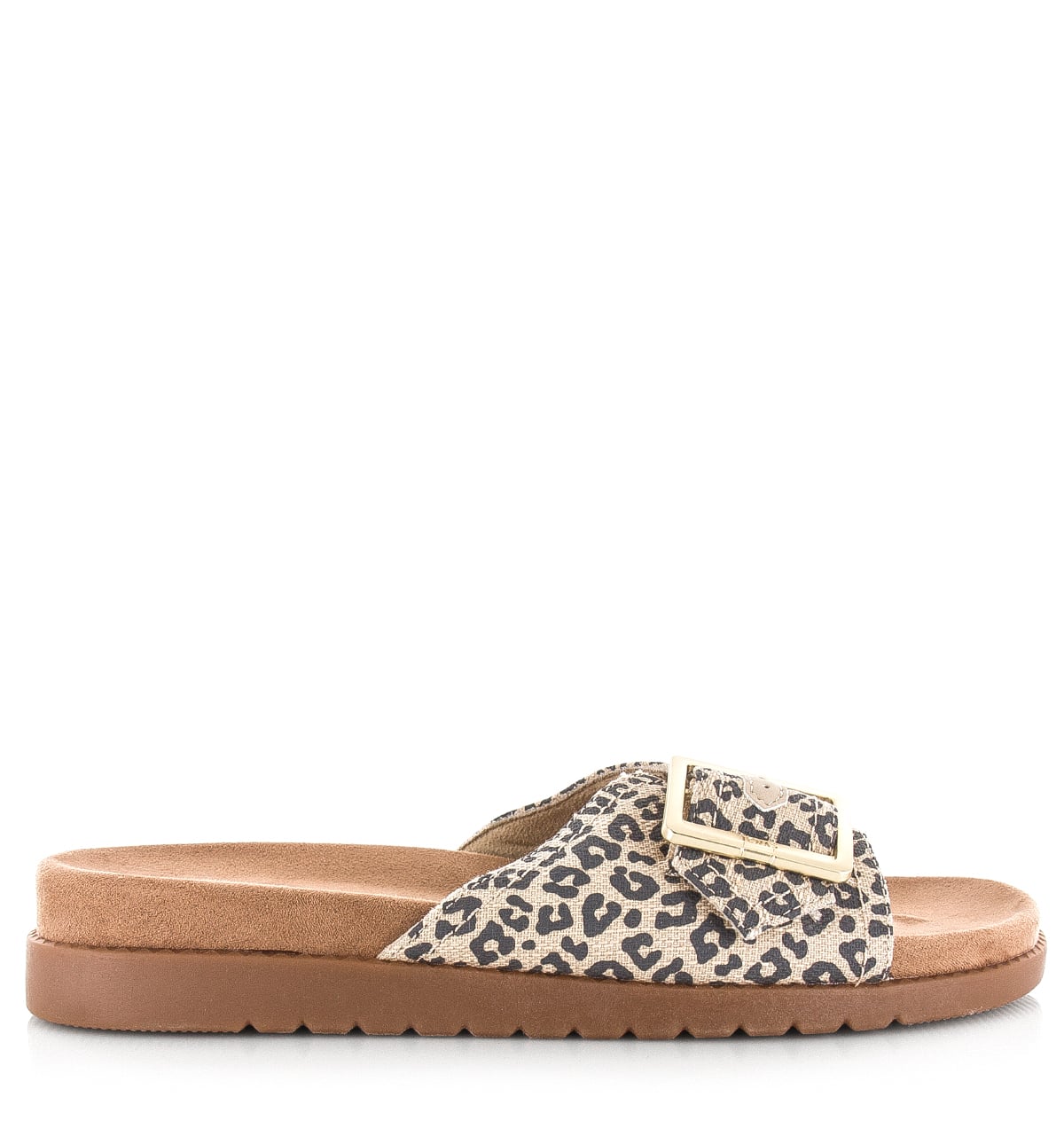 TOMS Marin Slide sandaal met gesp Textiel Dames afbeelding