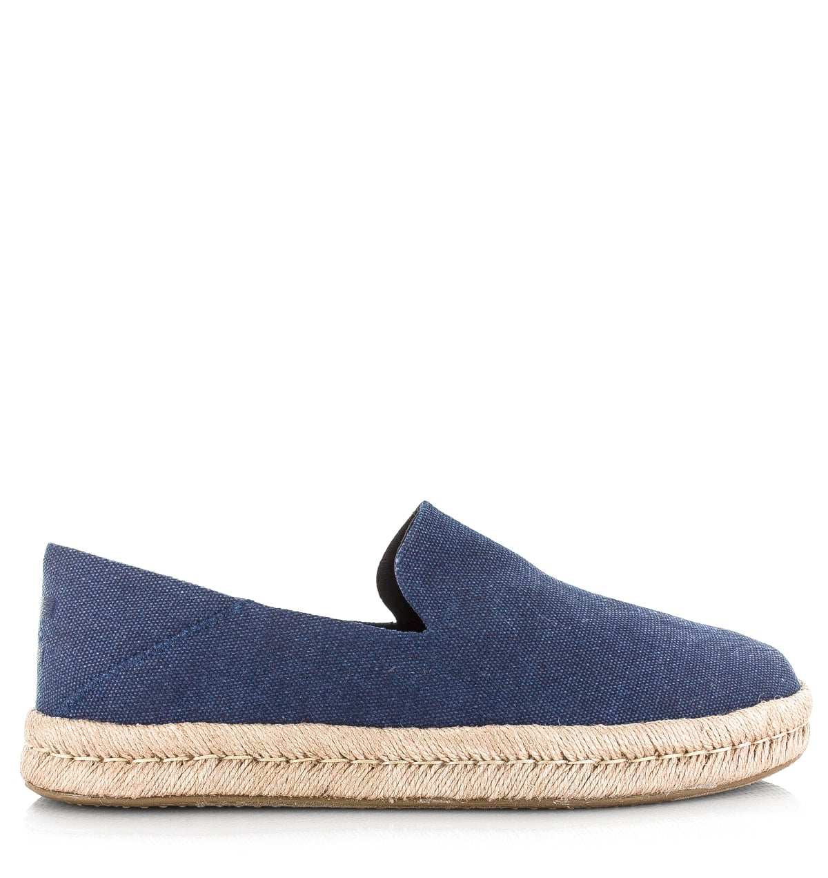 TOMS Santiago navy espadrilles Katoen Heren – Blauw
