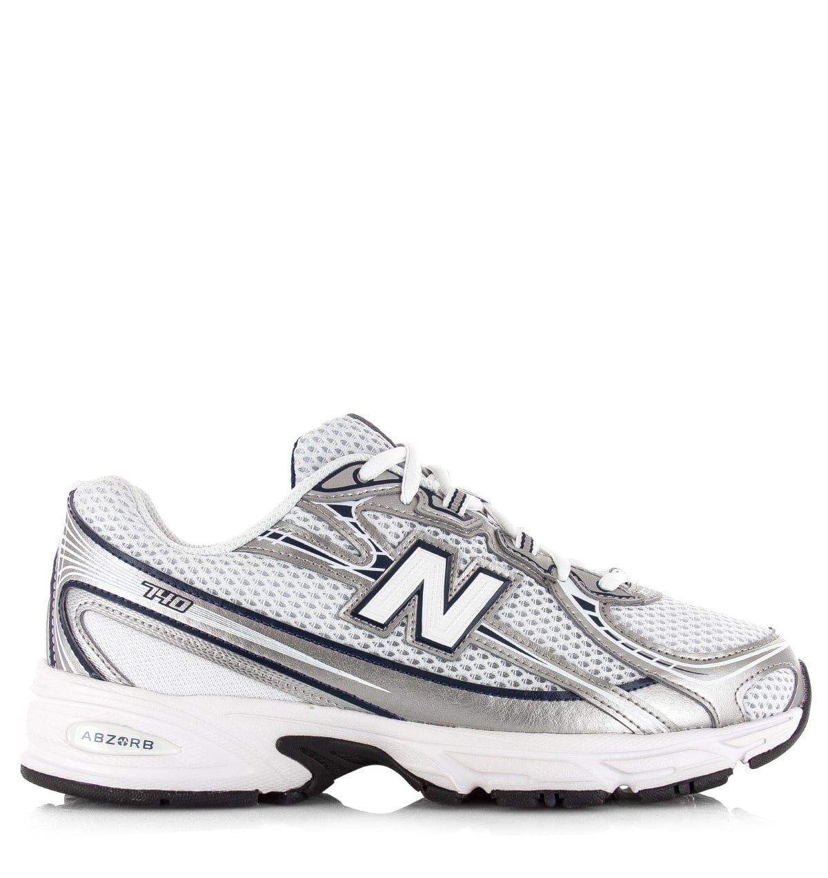 New Balance 740 navy white shadow grey Mesh Unisex – Wit