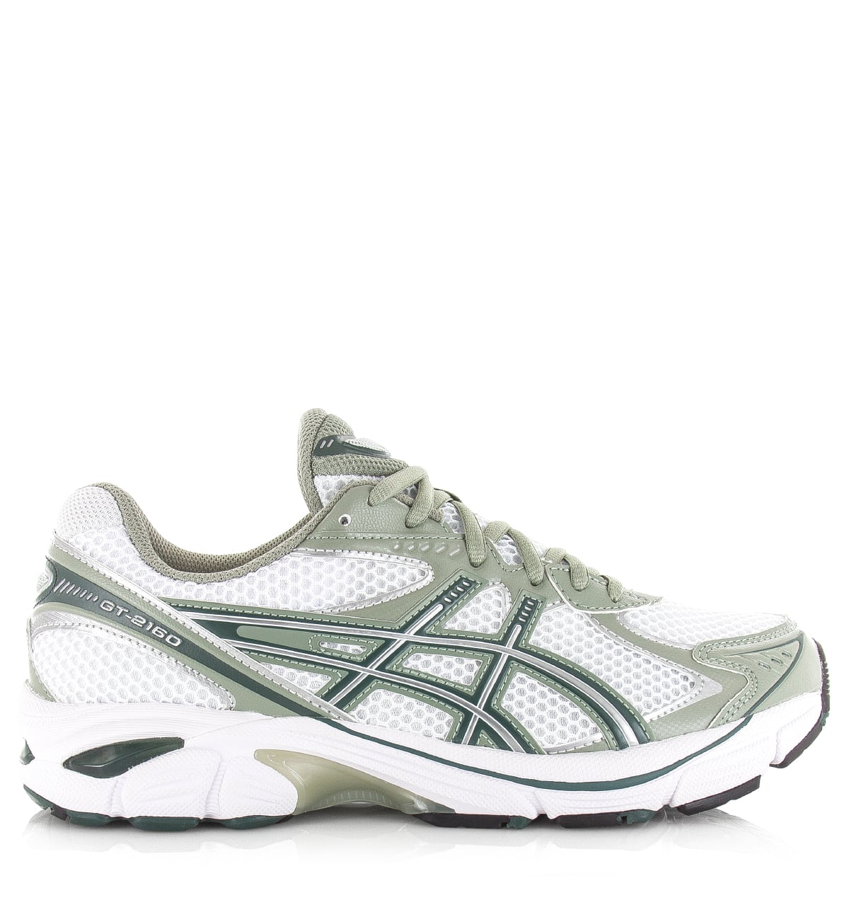 Asics GT-2160 White/Ash Green Mesh Unisex – Wit