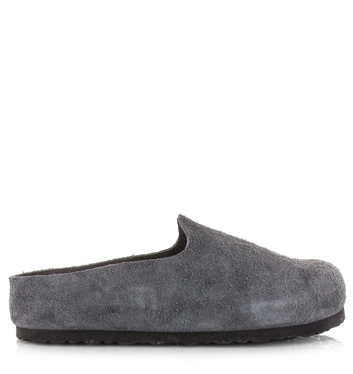 BIRKENSTOCK Amsterdam Wrapped charcoal Suede Unisex – Grijs