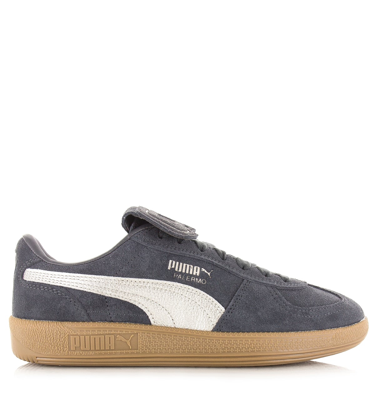 PUMA Palermo Premium Metallic dusky gray Suede Dames afbeelding 1