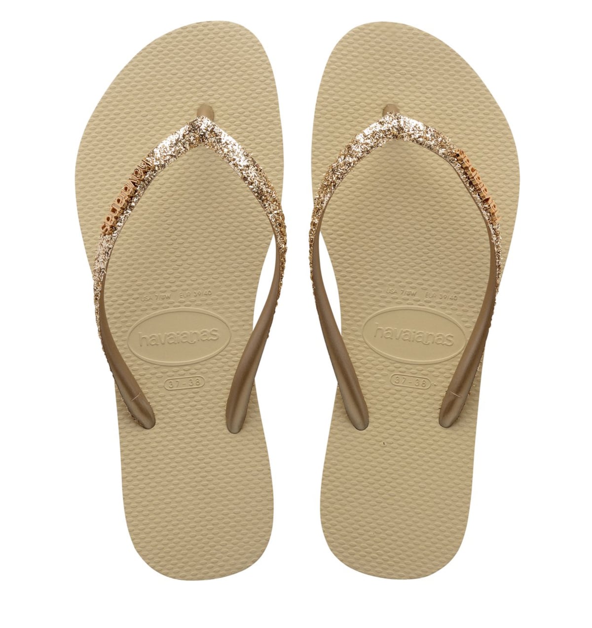 Havaianas - Slim glitter II Rubber Dames afbeelding 1