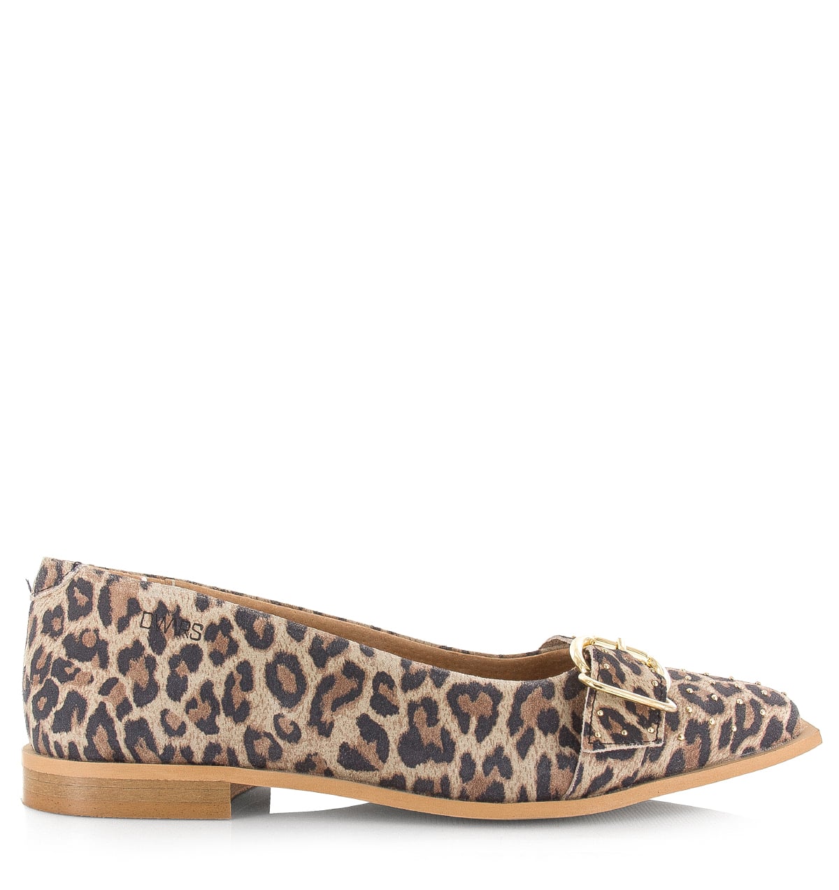 DWRS label Port Vila leopard loafers Leer Dames