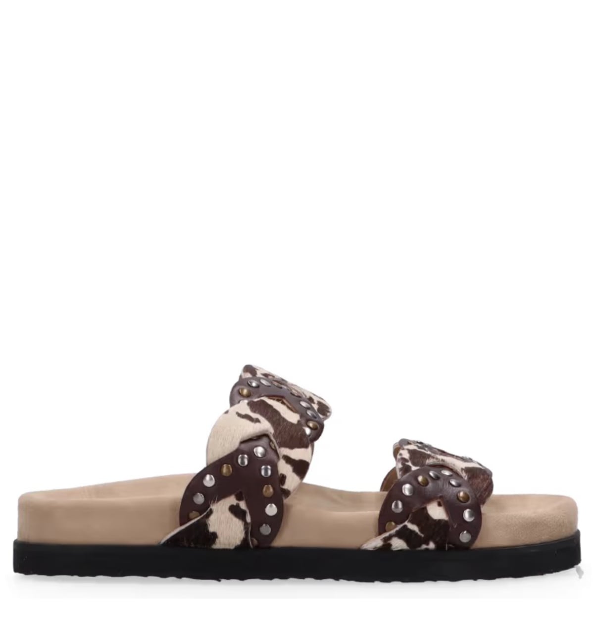 Maruti Evie Hairon Cow sandalen Leer Dames