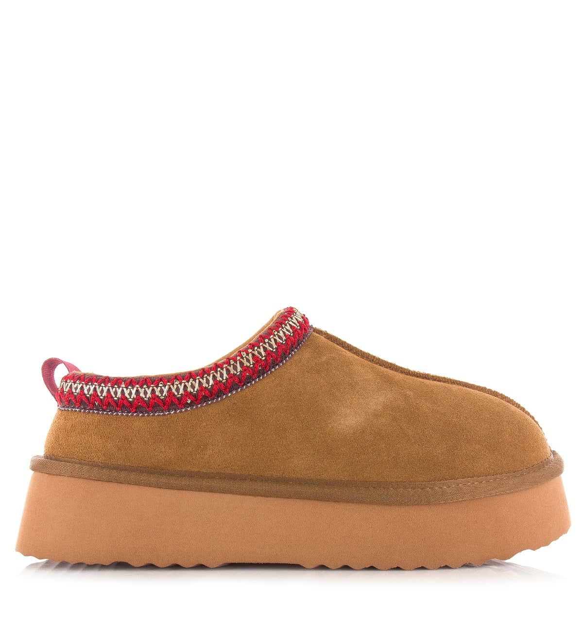 SC cognac boots met warme voering Suede Dames afbeelding