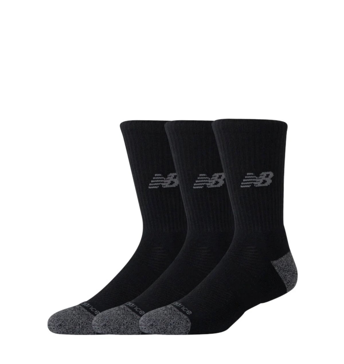New Balance LAS35203 crew socks black Katoen Unisex afbeelding