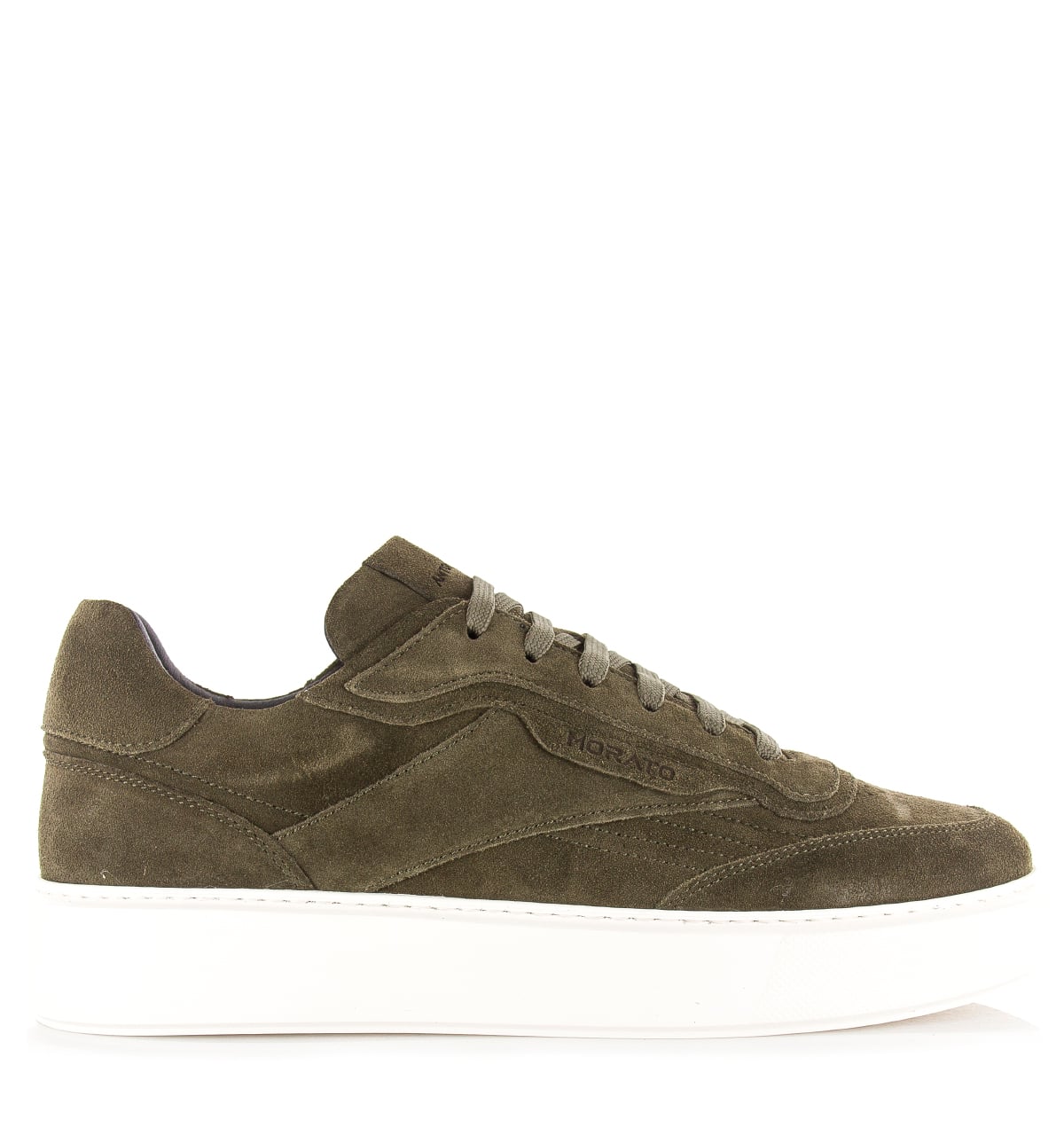 Antony Morato Boyer dark army sneakers Suede Heren afbeelding 1
