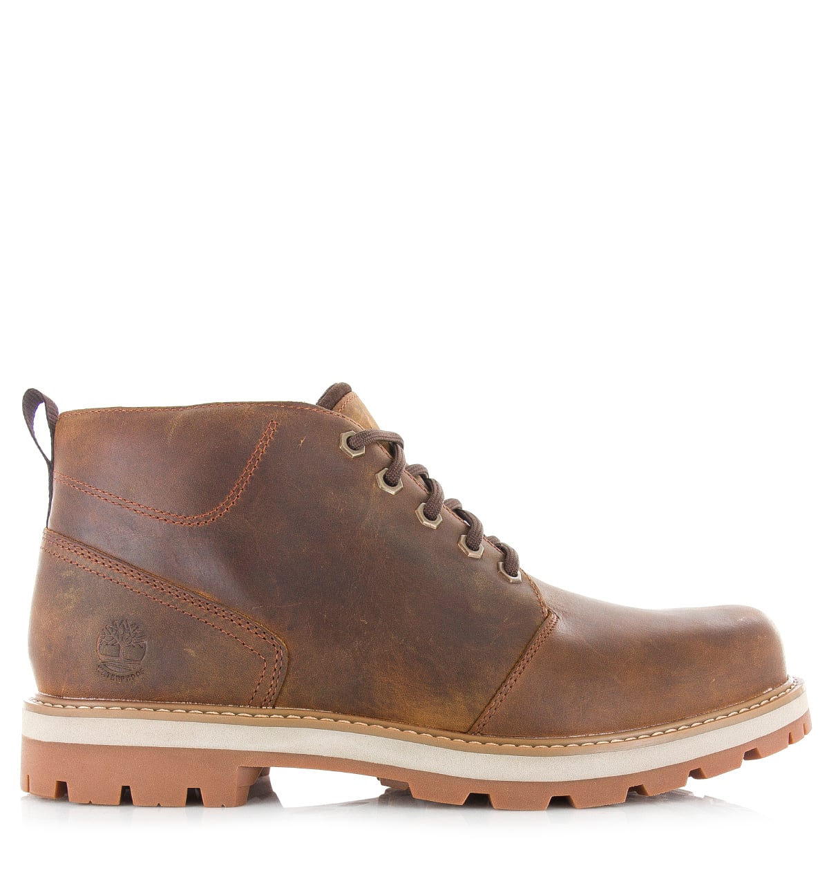 Britton Road Mid Lace Up bruine boots Nubuck Heren afbeelding 1