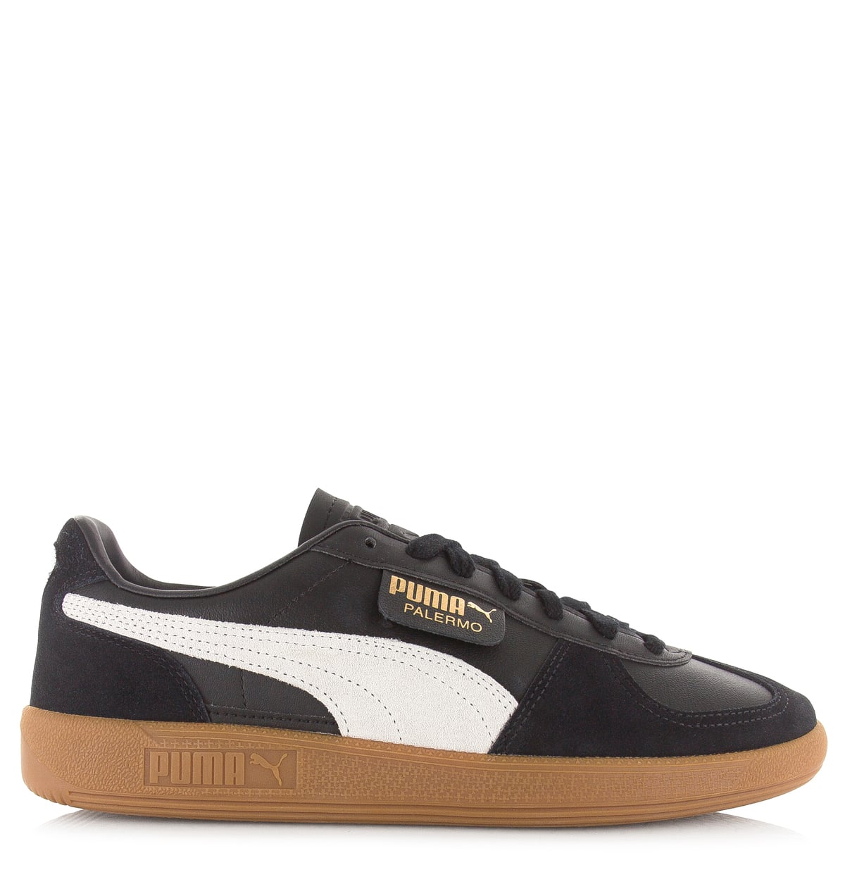 Puma - Palermo Lth Black Feather Gray Gu Leer Unisex afbeelding 1