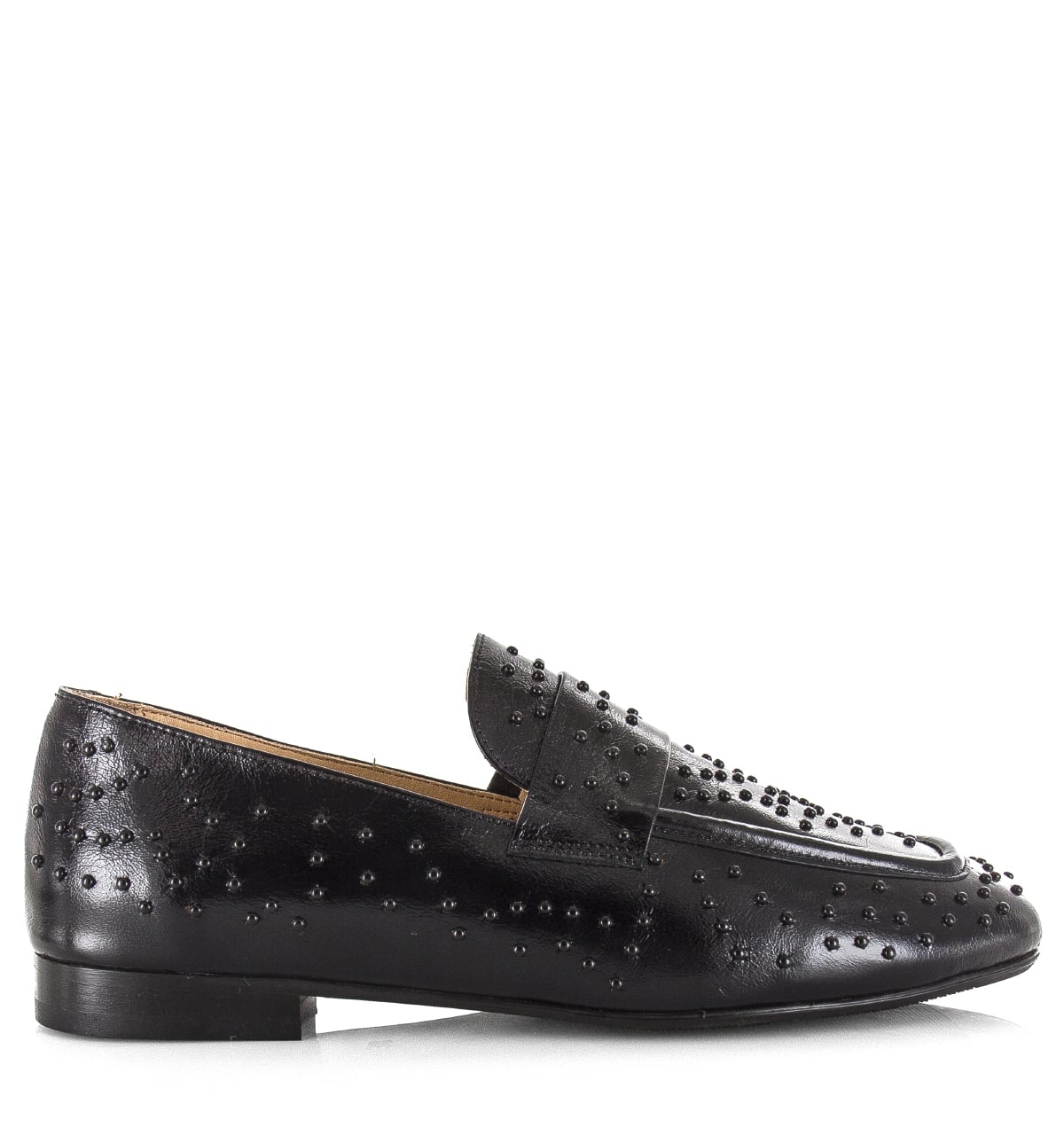 Babouche SIA loafers black Leer Dames