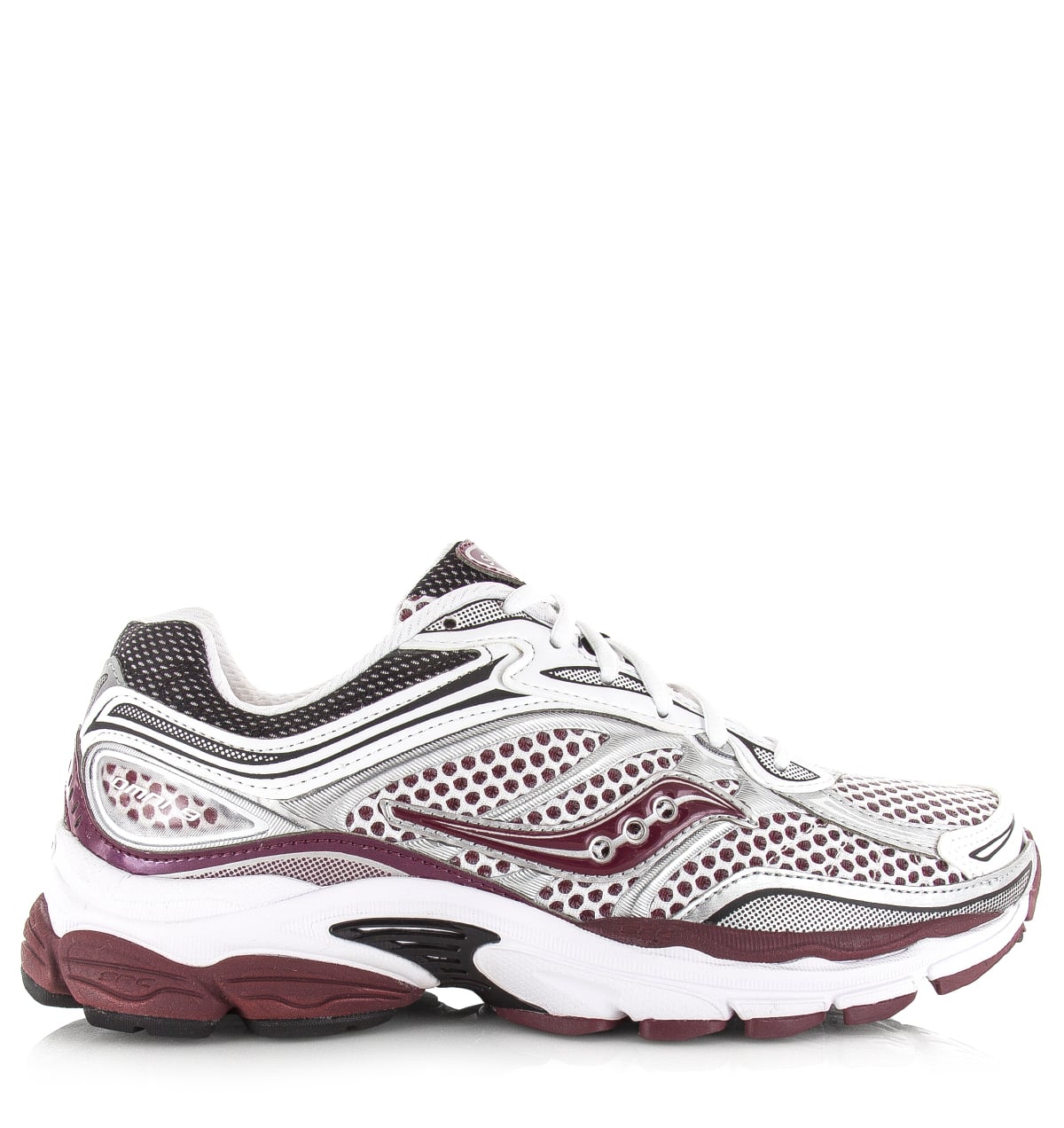 Saucony Progrid Omni 9 White/Maroon Mesh Unisex