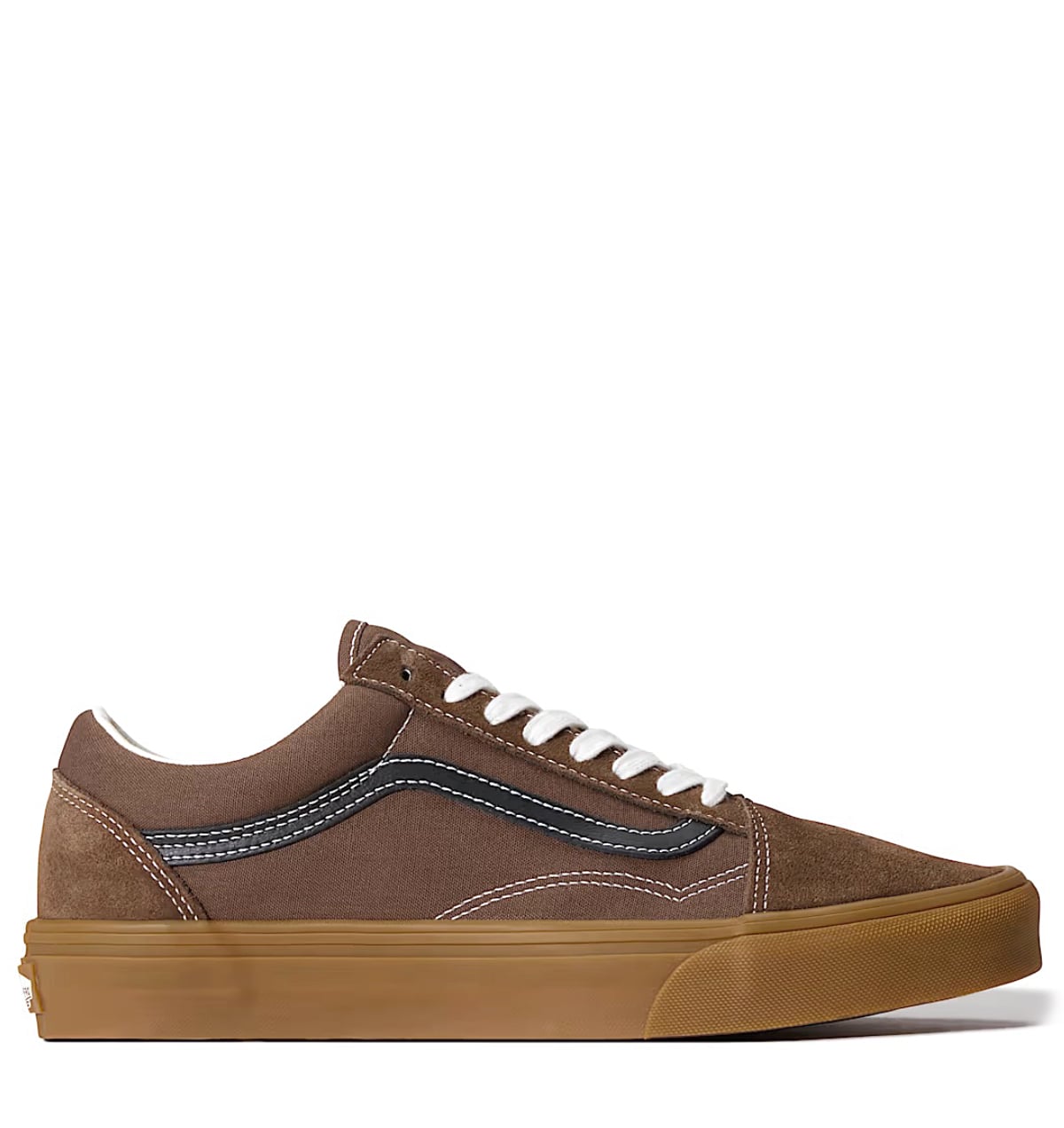 Vans Old Skool gum vintage cocoa Canvas Unisex – Bruin