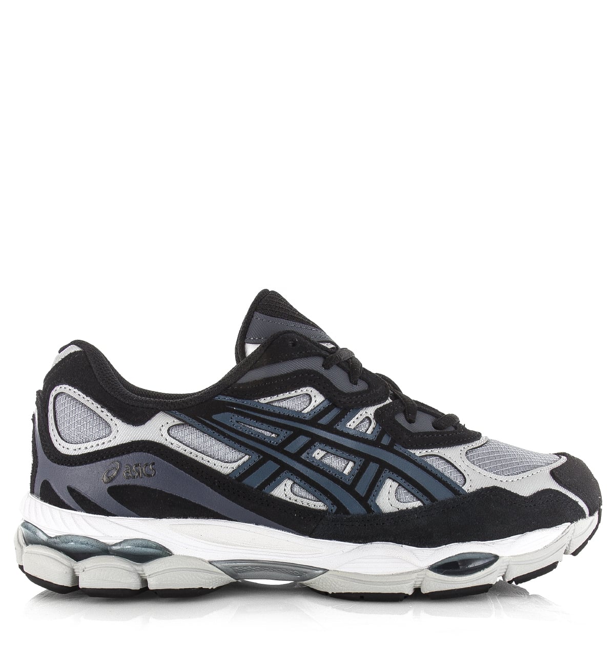 Asics GEL-NYC Gravel/Raw Indigo Suede Unisex – Blauw