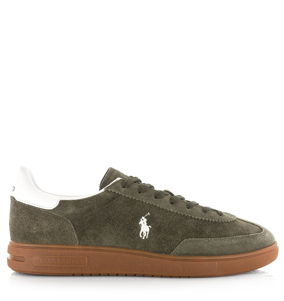 Polo Ralph Lauren Bedford armadillo Suede Unisex – Groen