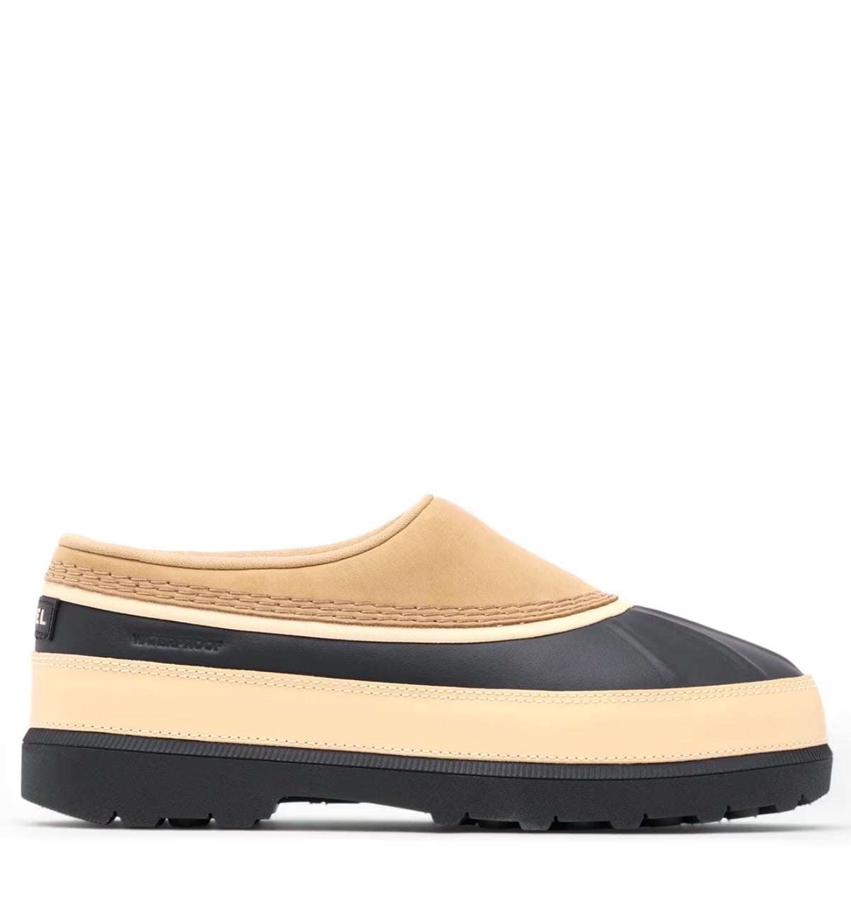 Sorel Ambler™ Waterproof Clog caribou Leer Unisex – Bruin