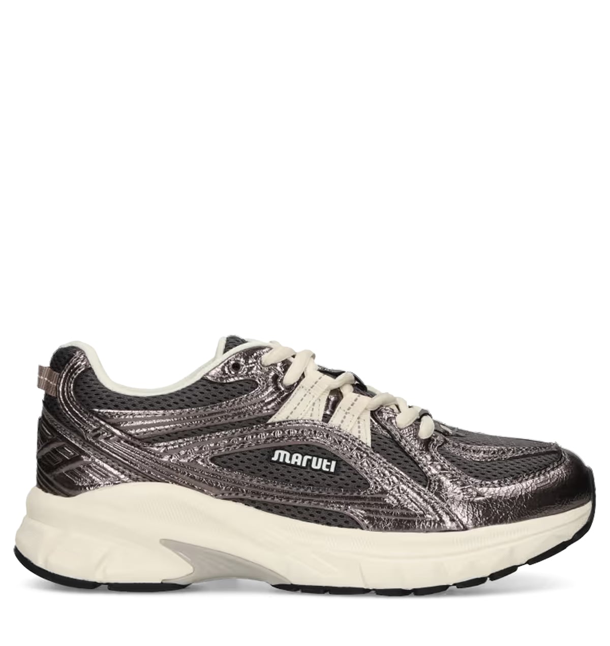 Maruti Nola Leather metallic anthracite Leer Dames