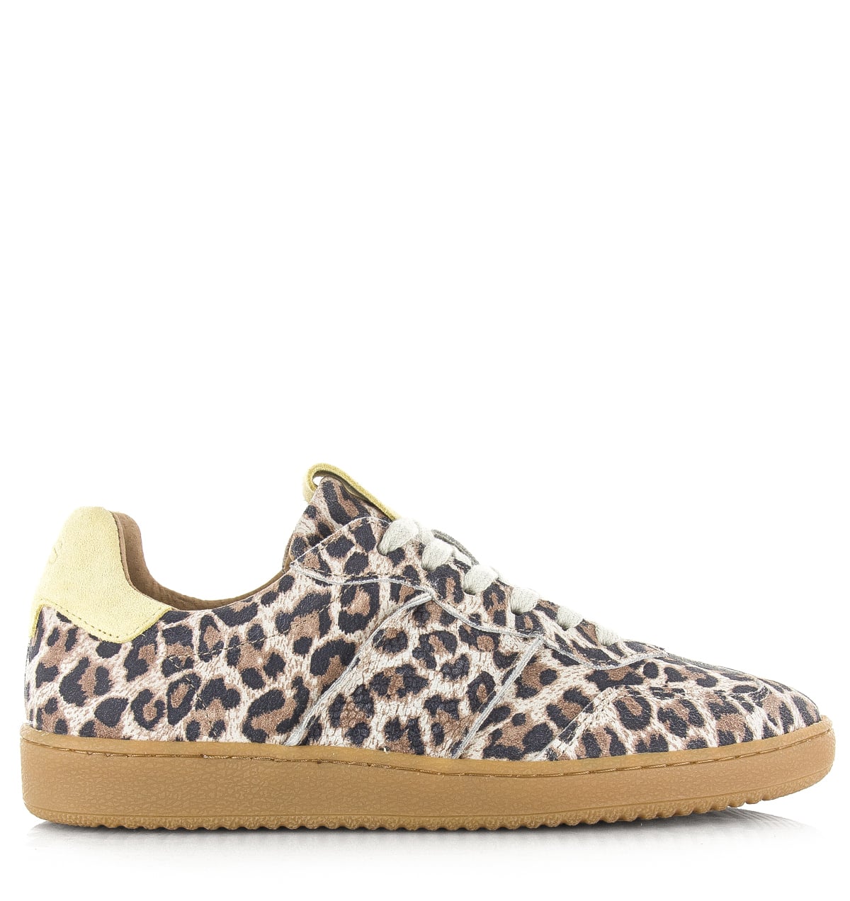 DWRS POONA leopard sand butter Leer Dames